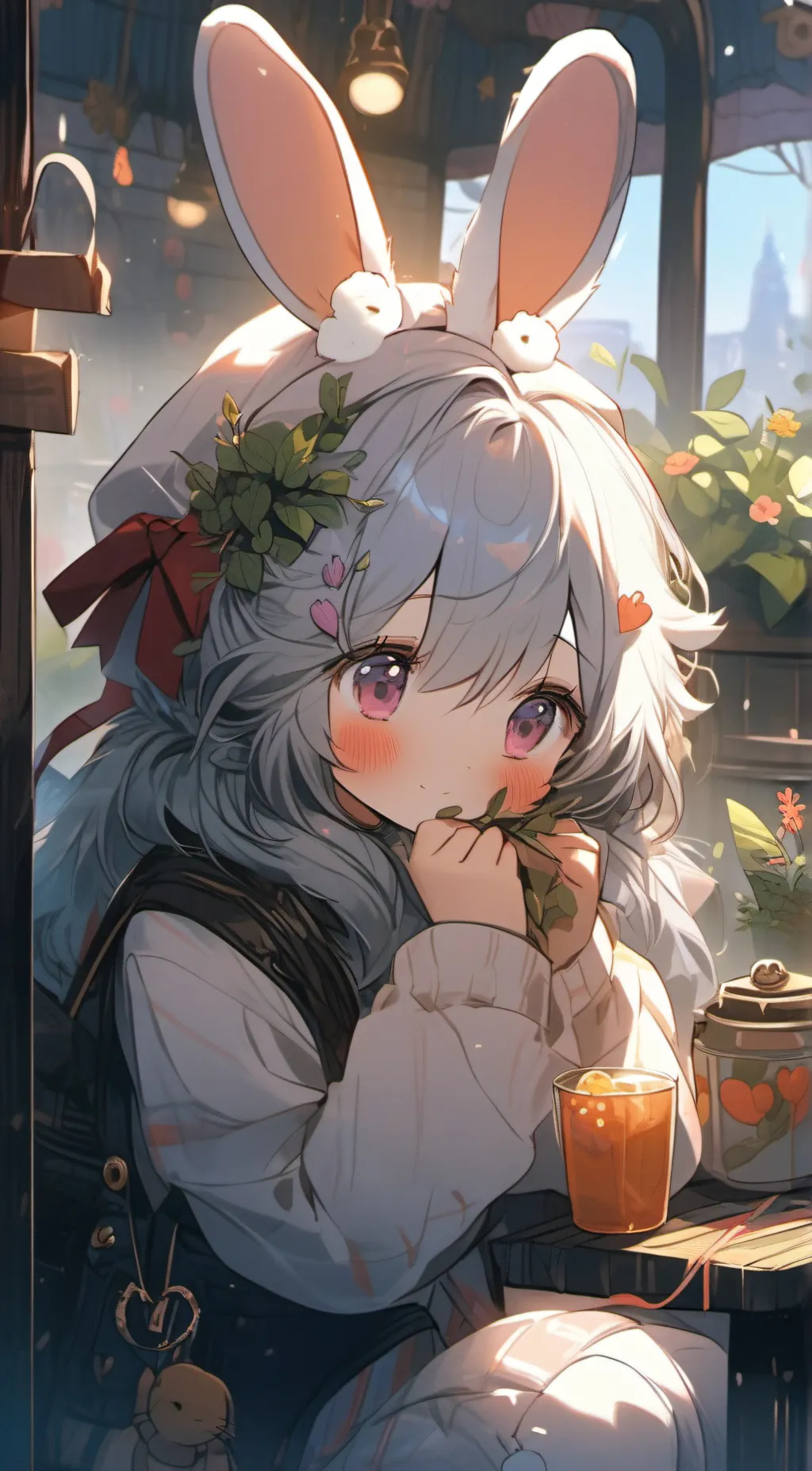 ai character: Ellie  background