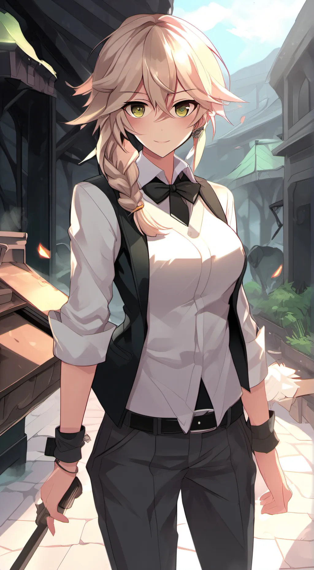 ai character: ○°• Miko •°○ background