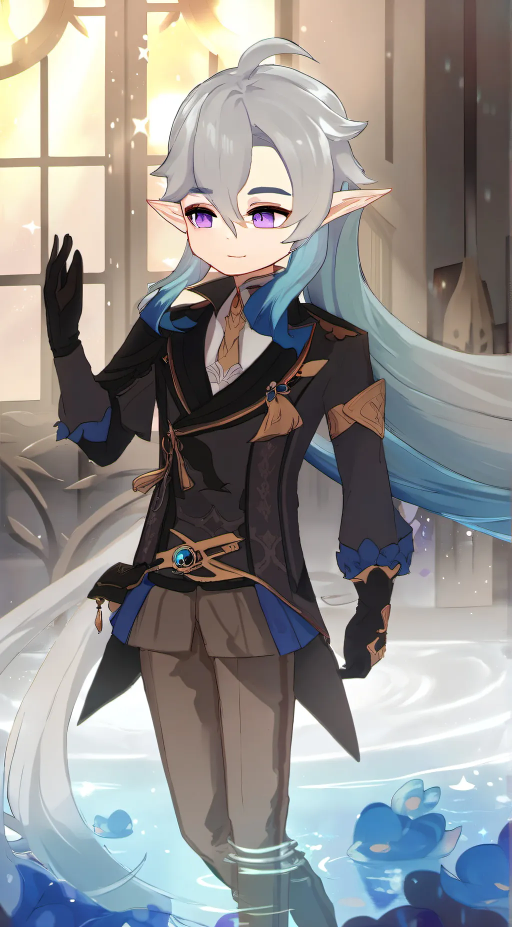 ai character: Neuvillete  background