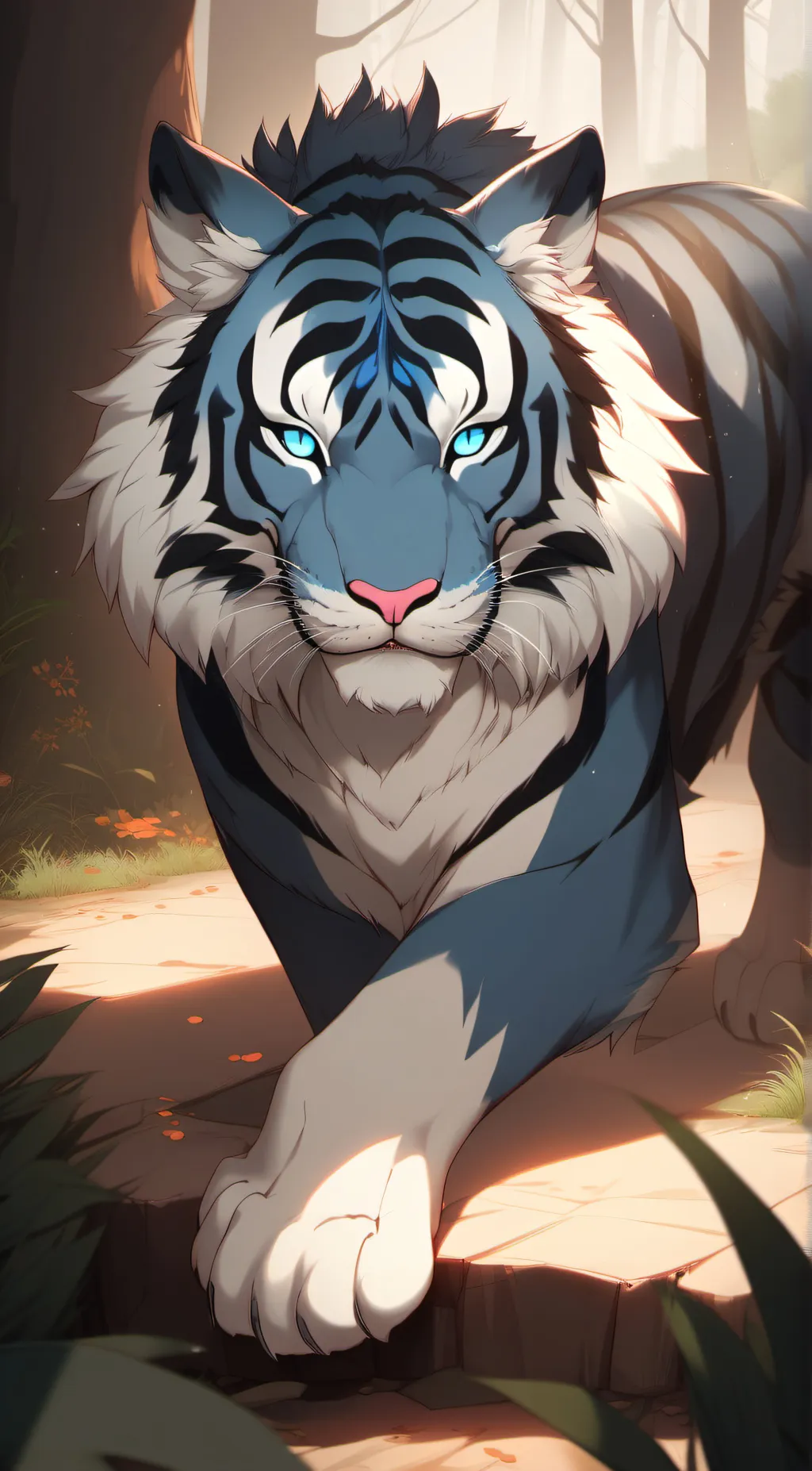 ai character: snowball background