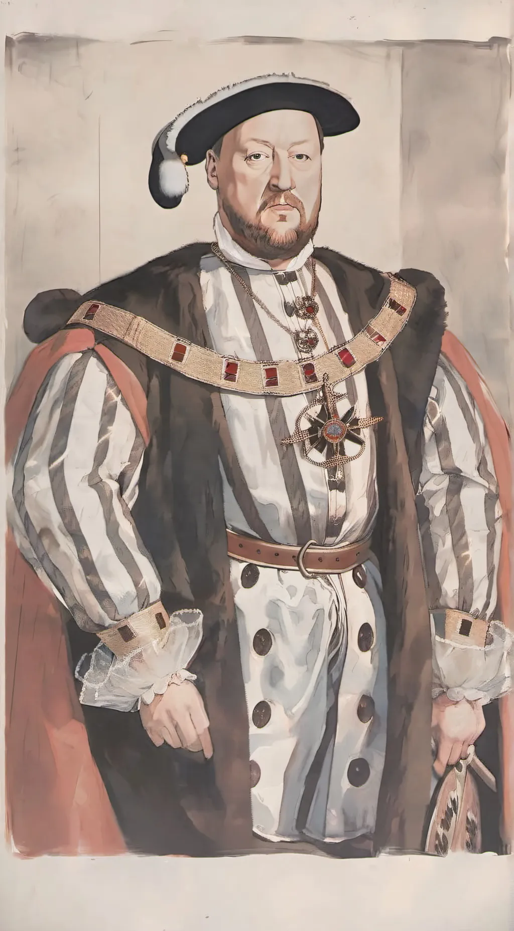 ai character: 👑king henry VII👑 background