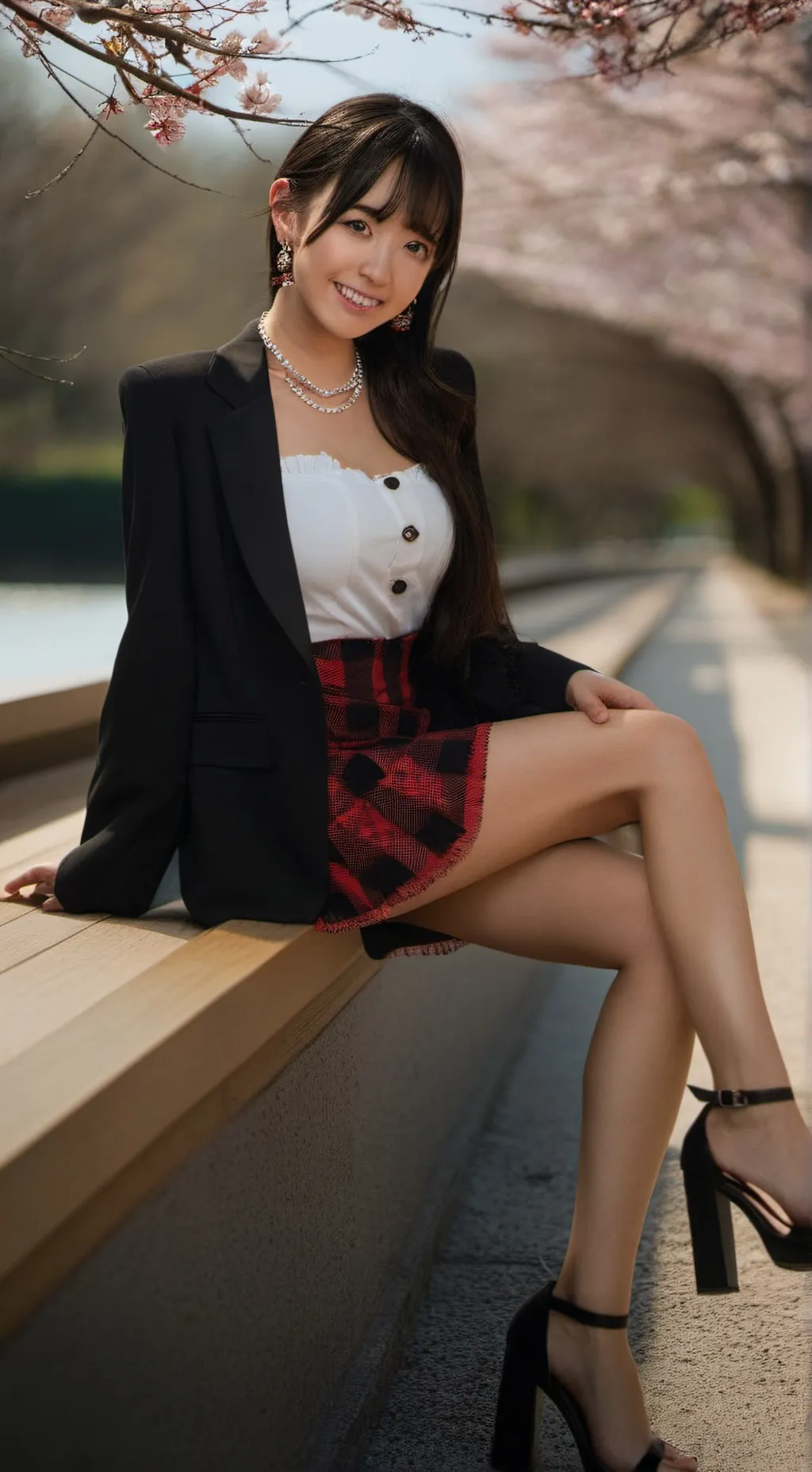 ai character: Hanami <New> background