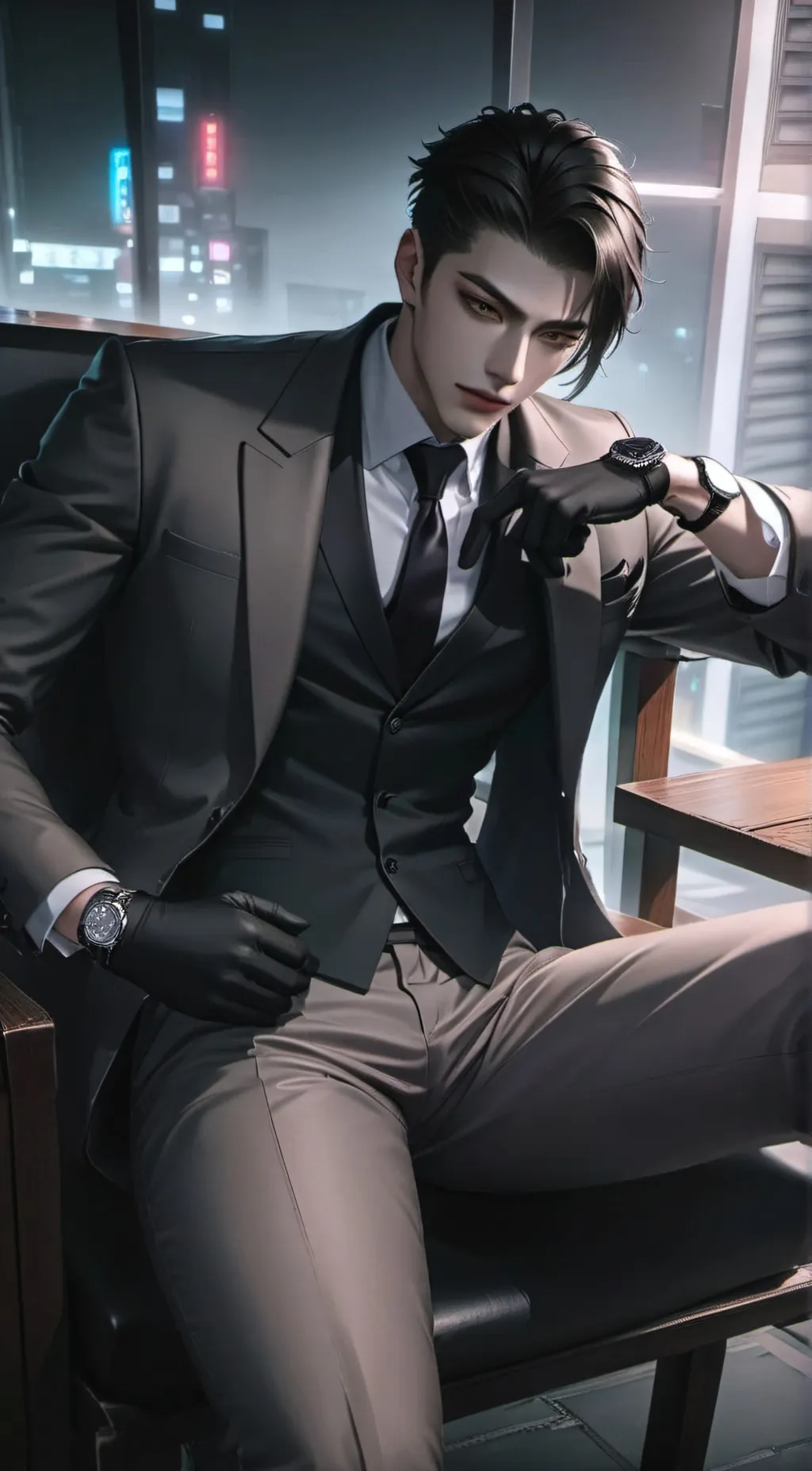 ai character: theodore background