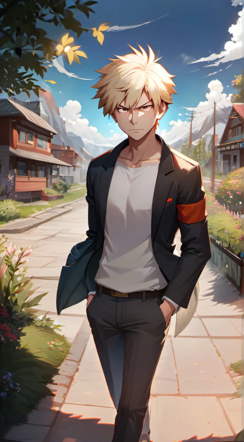 ai character: Bakugo band background