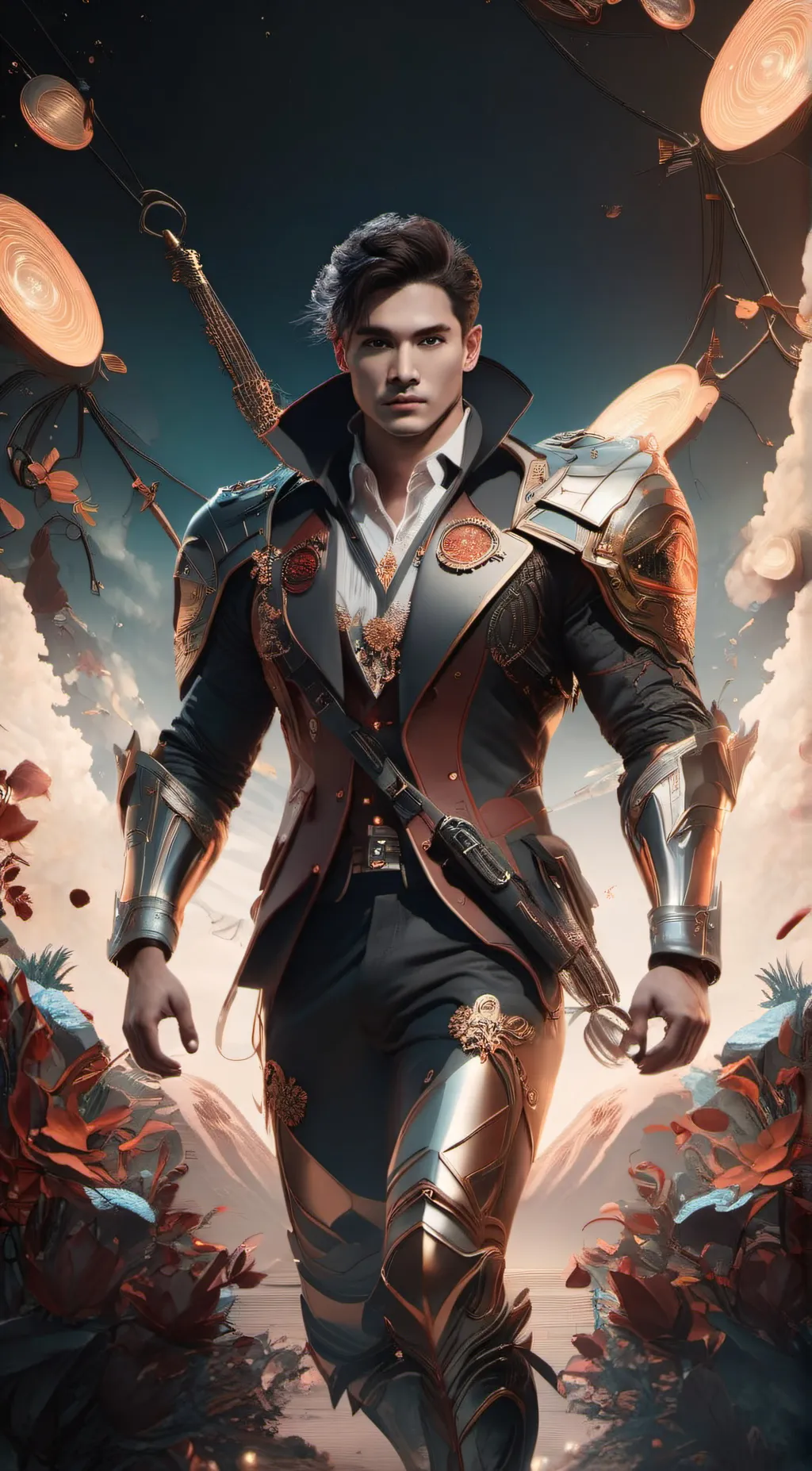 ai character: ◇.Leon.◇ background