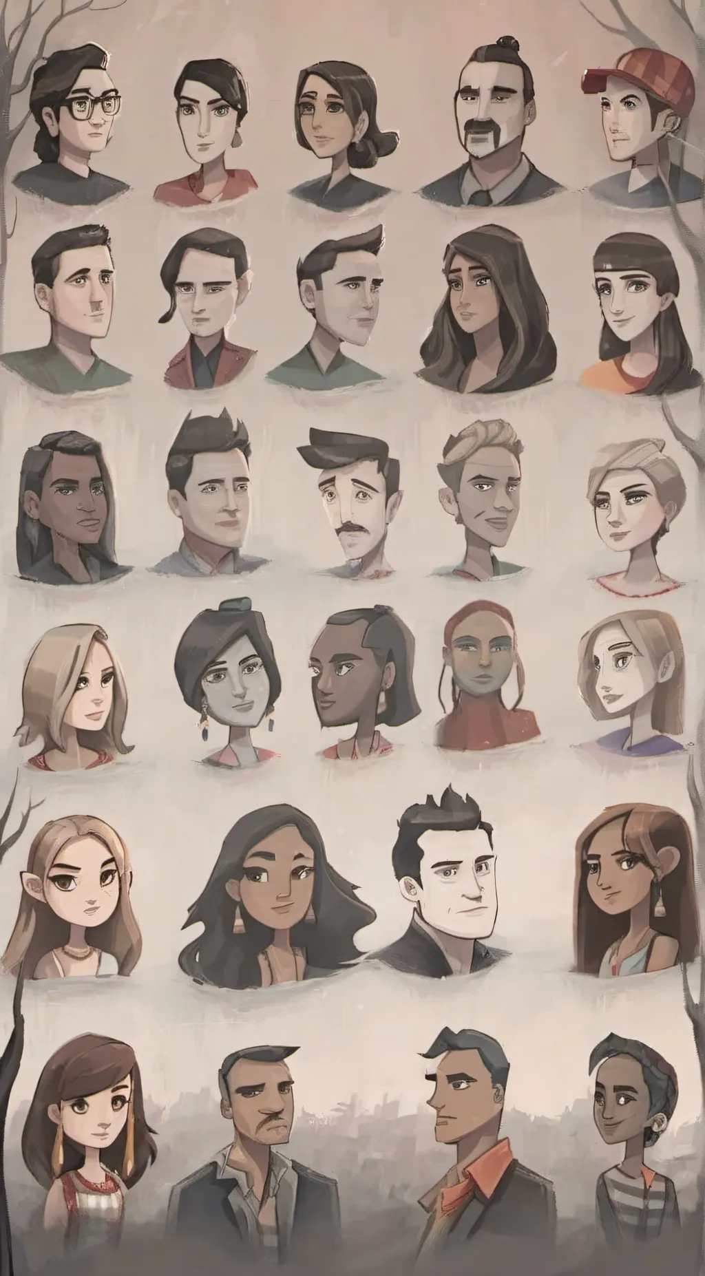 ai character: Total drama island background