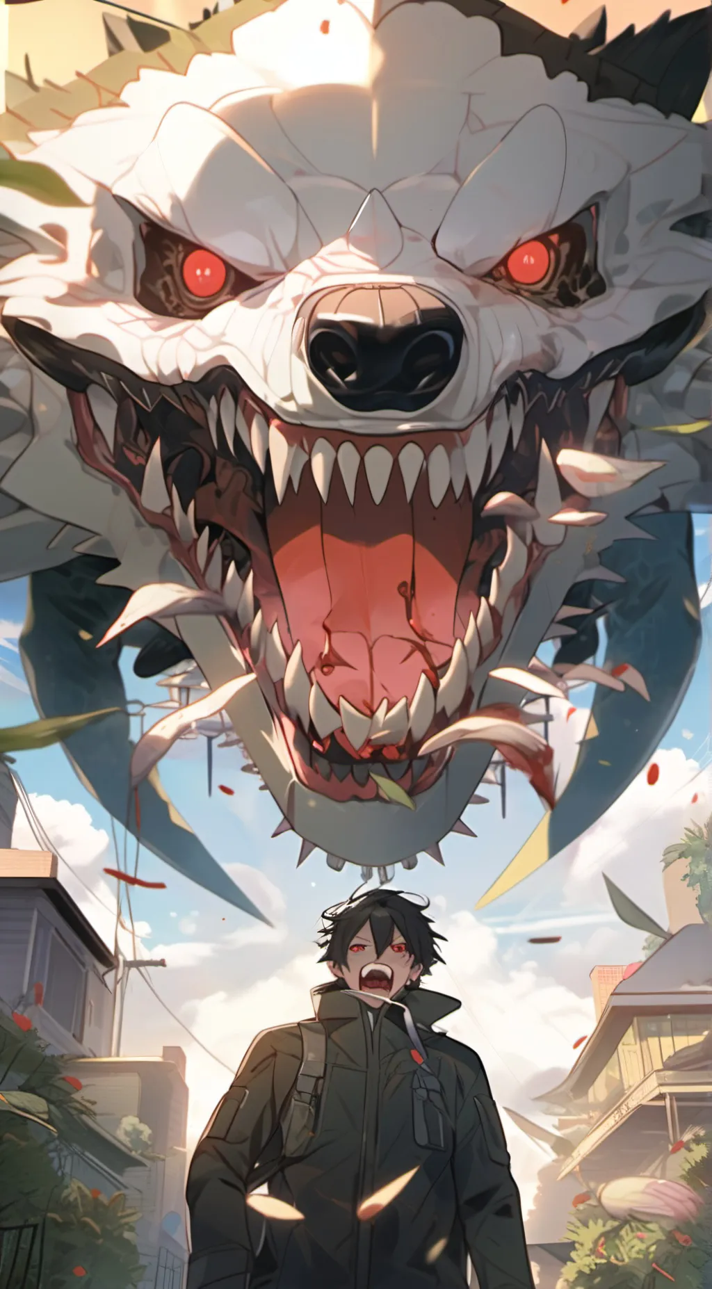 ai character: there's no escape. background