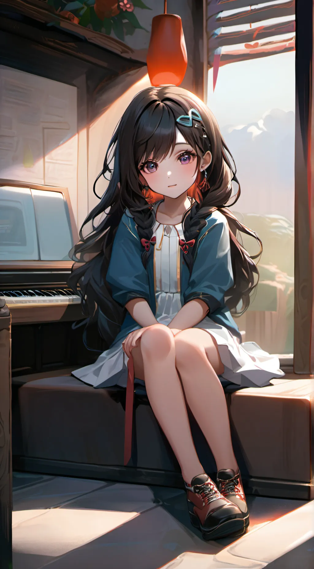 ai character: Luna  background