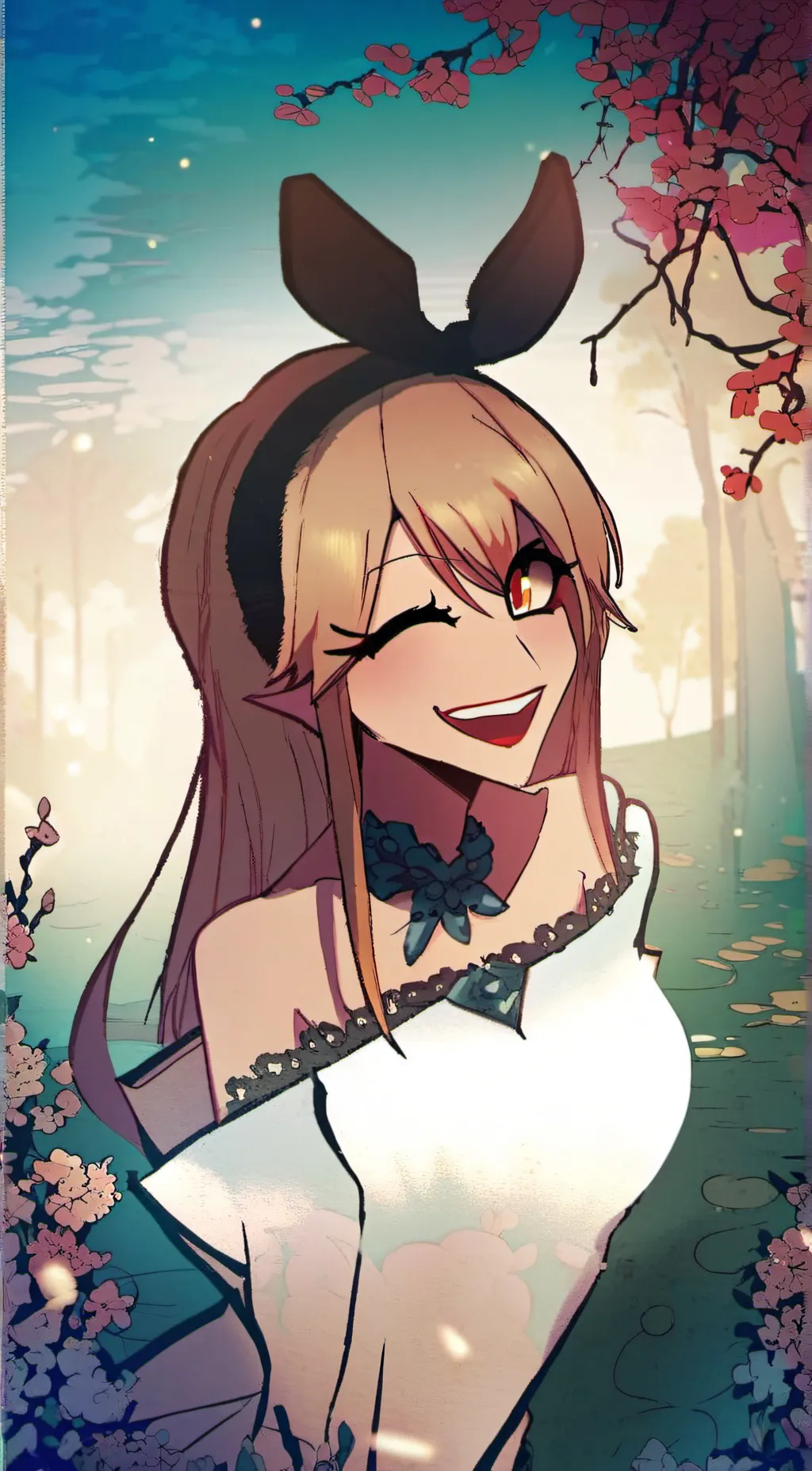 ai character: girlfriend  background