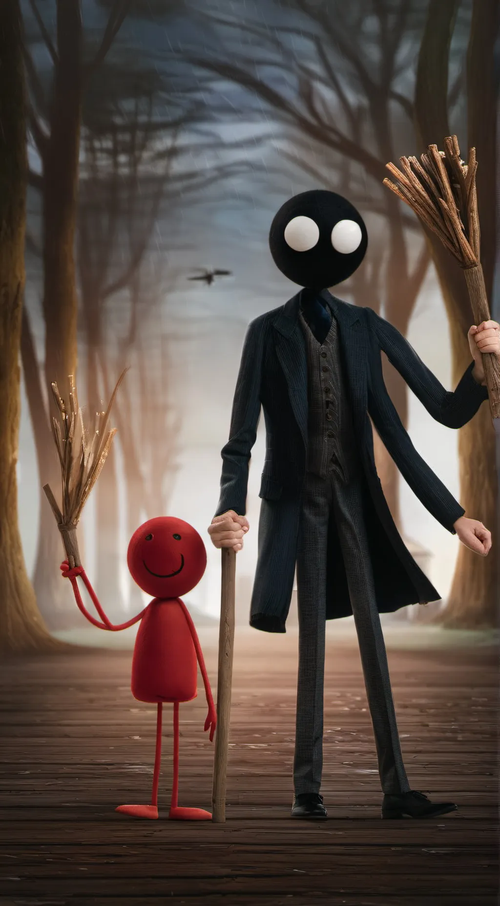 ai character: Luke And Tom background