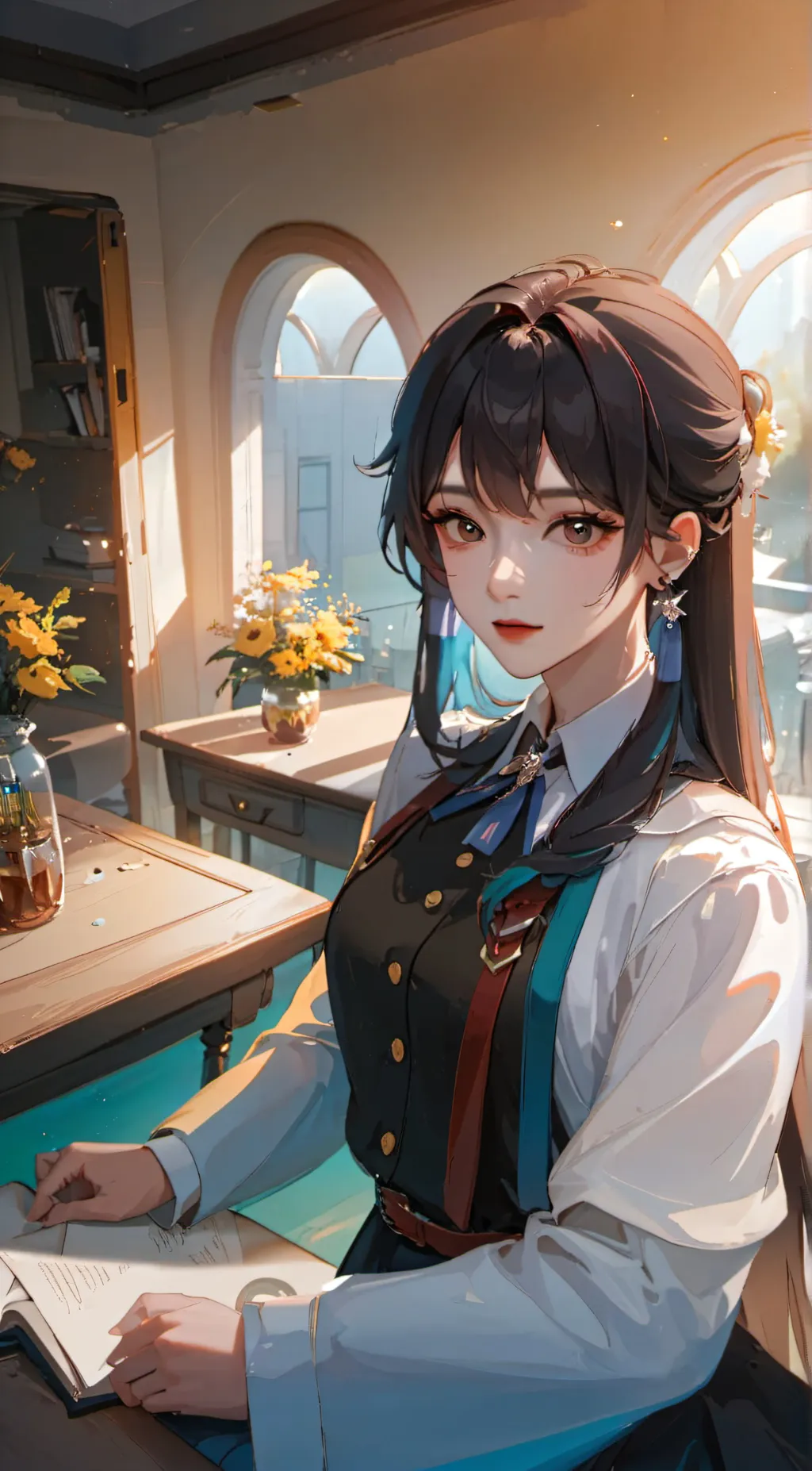 ai character: Zack  background