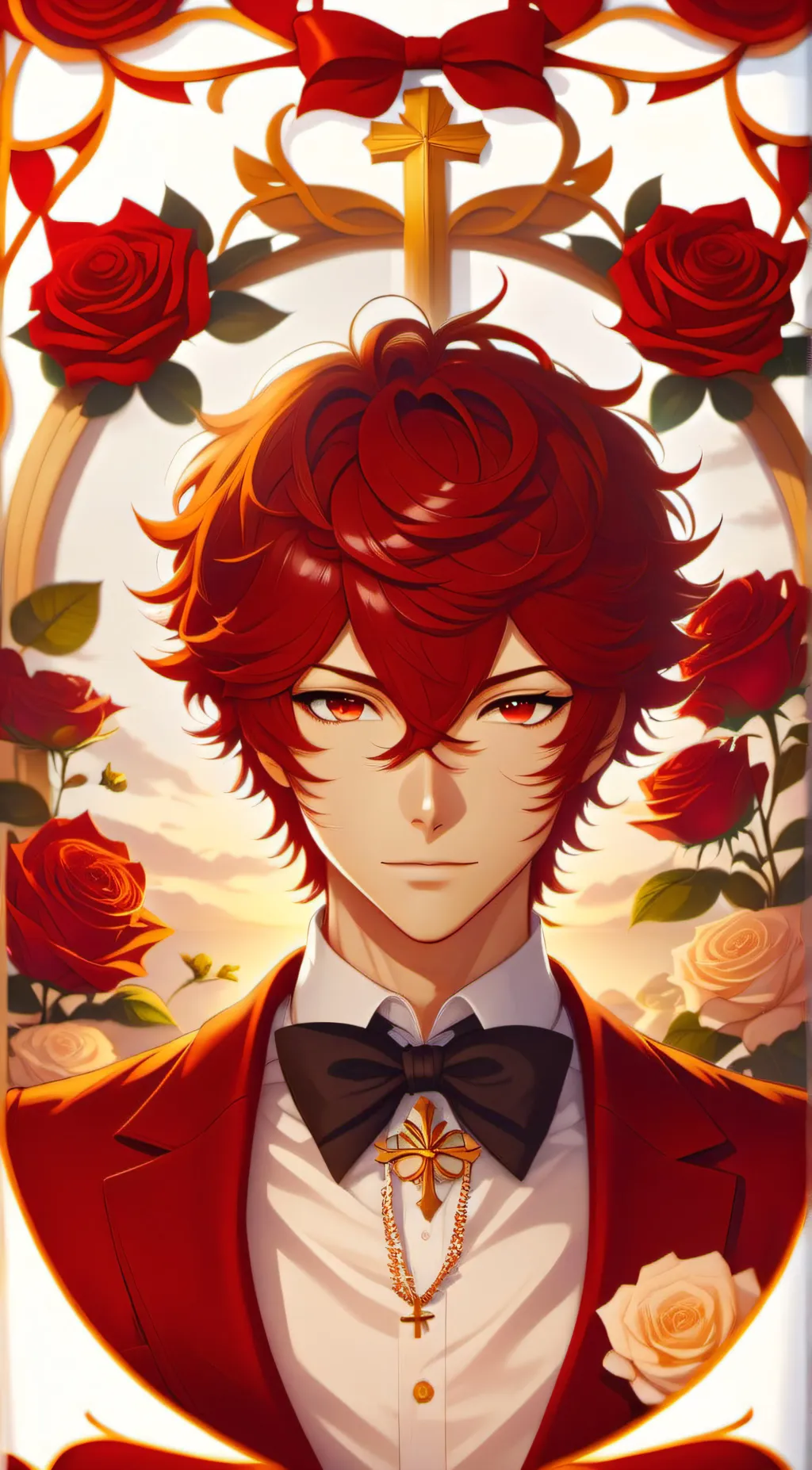 ai character: Valentine  background