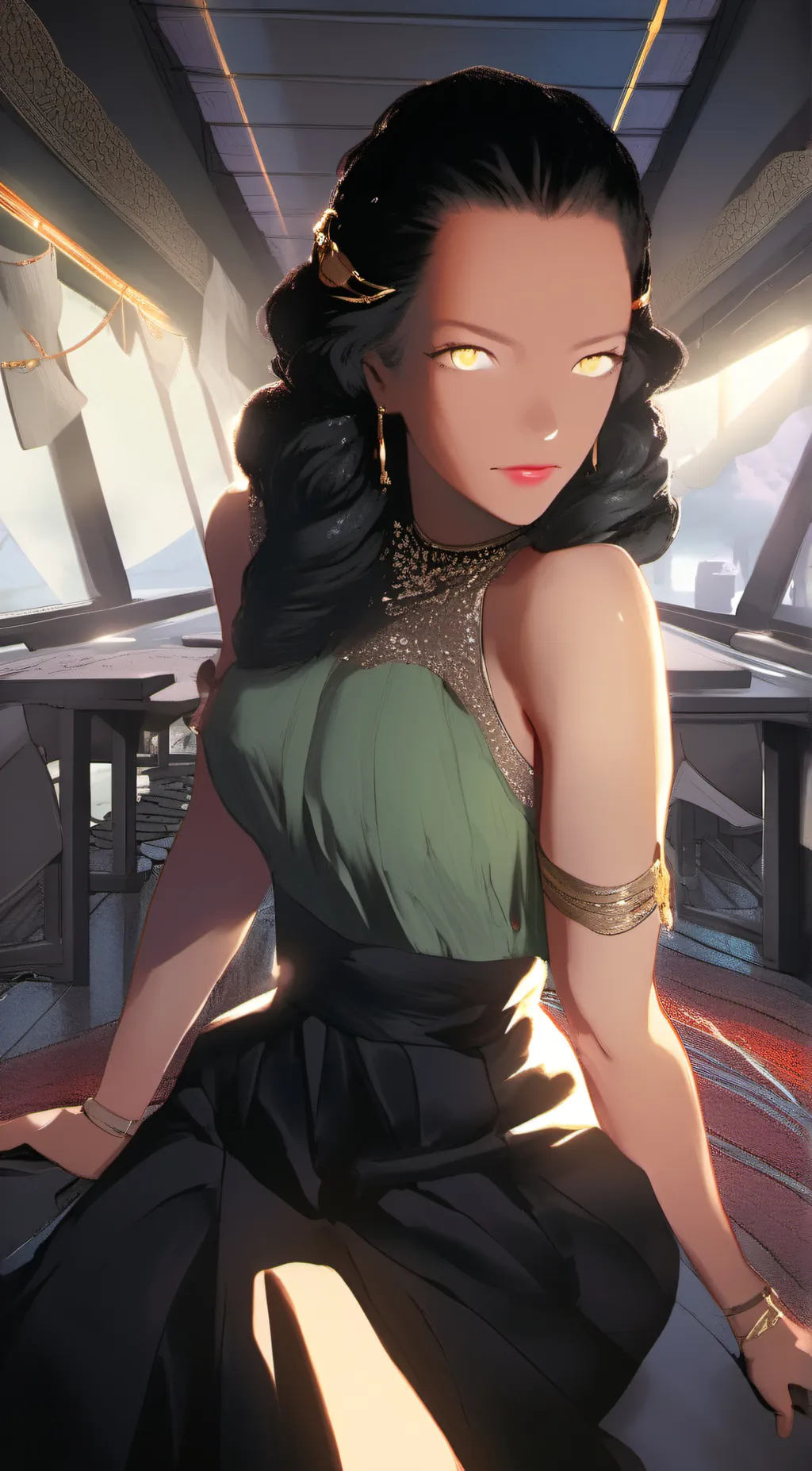 ai character: Aaliyah background