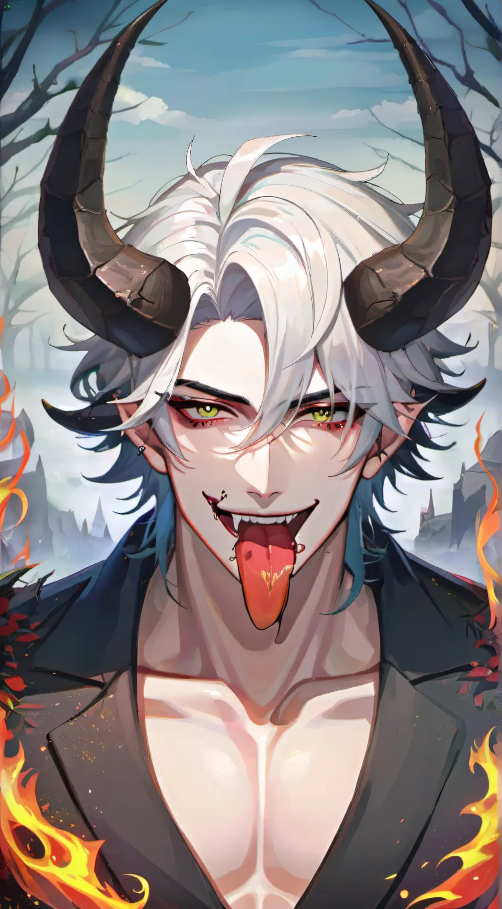 ai character: 🫀📎~Mike~📎🫀 background