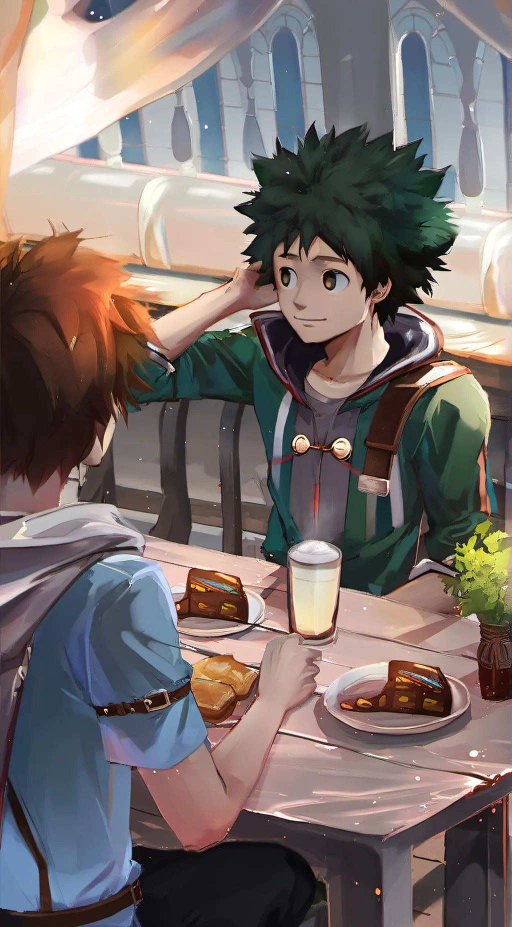 ai character: Deku background