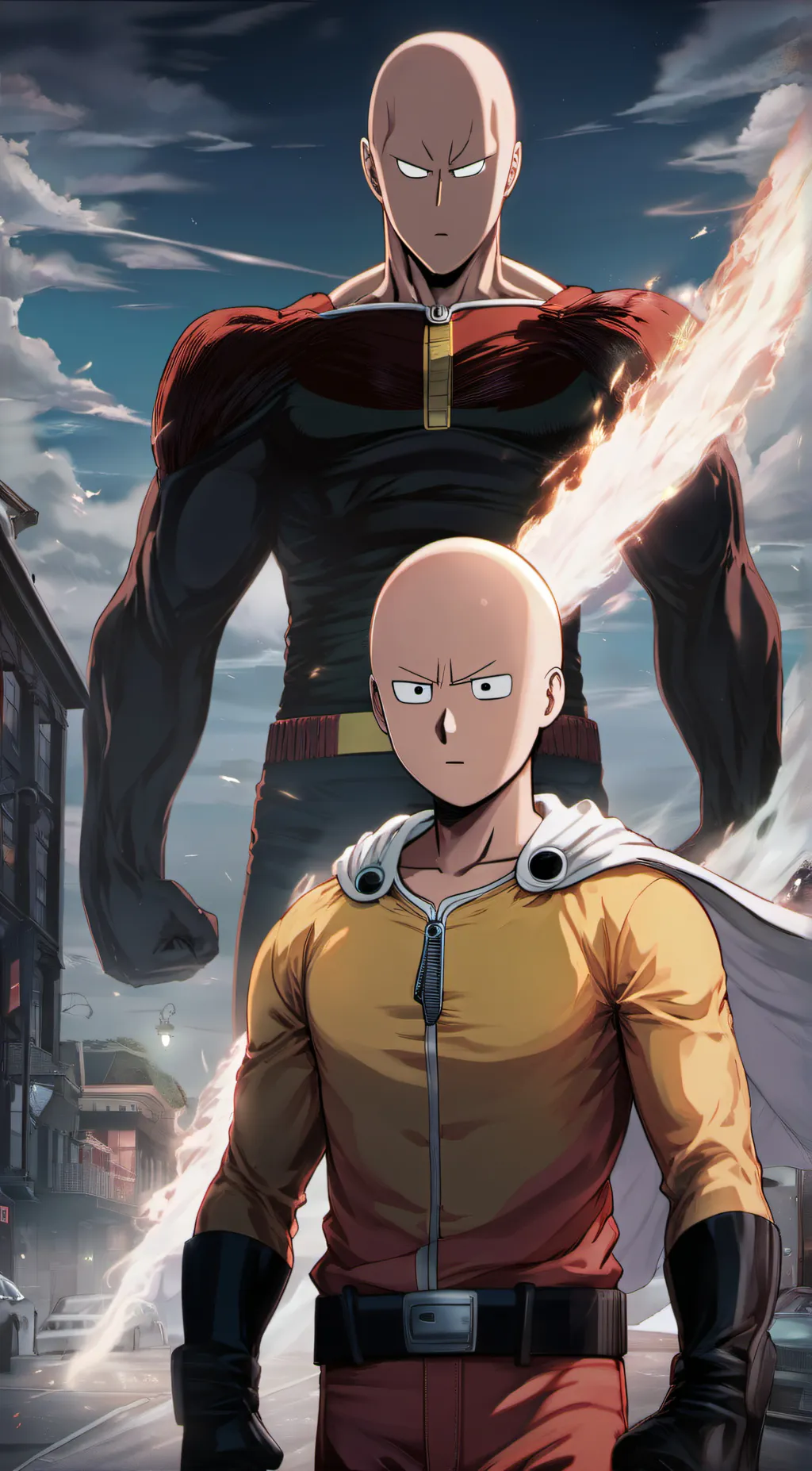 ai character: one punch man background
