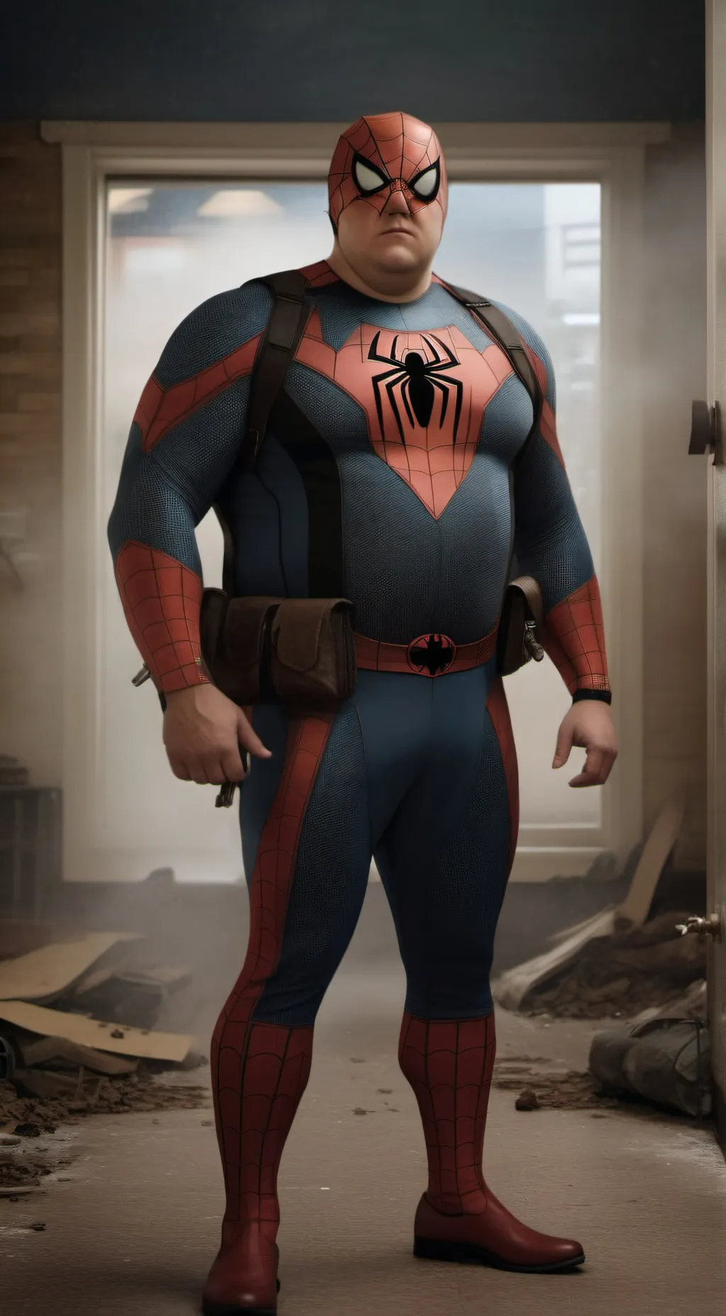 ai character: spooderman background