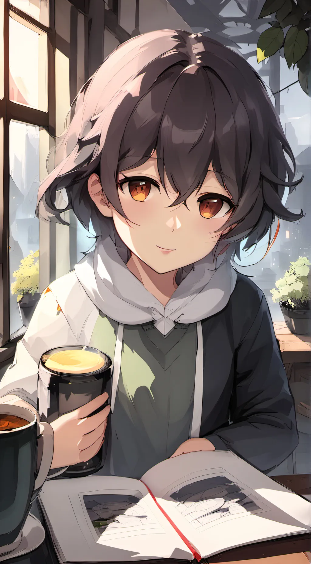 ai character: Sky background