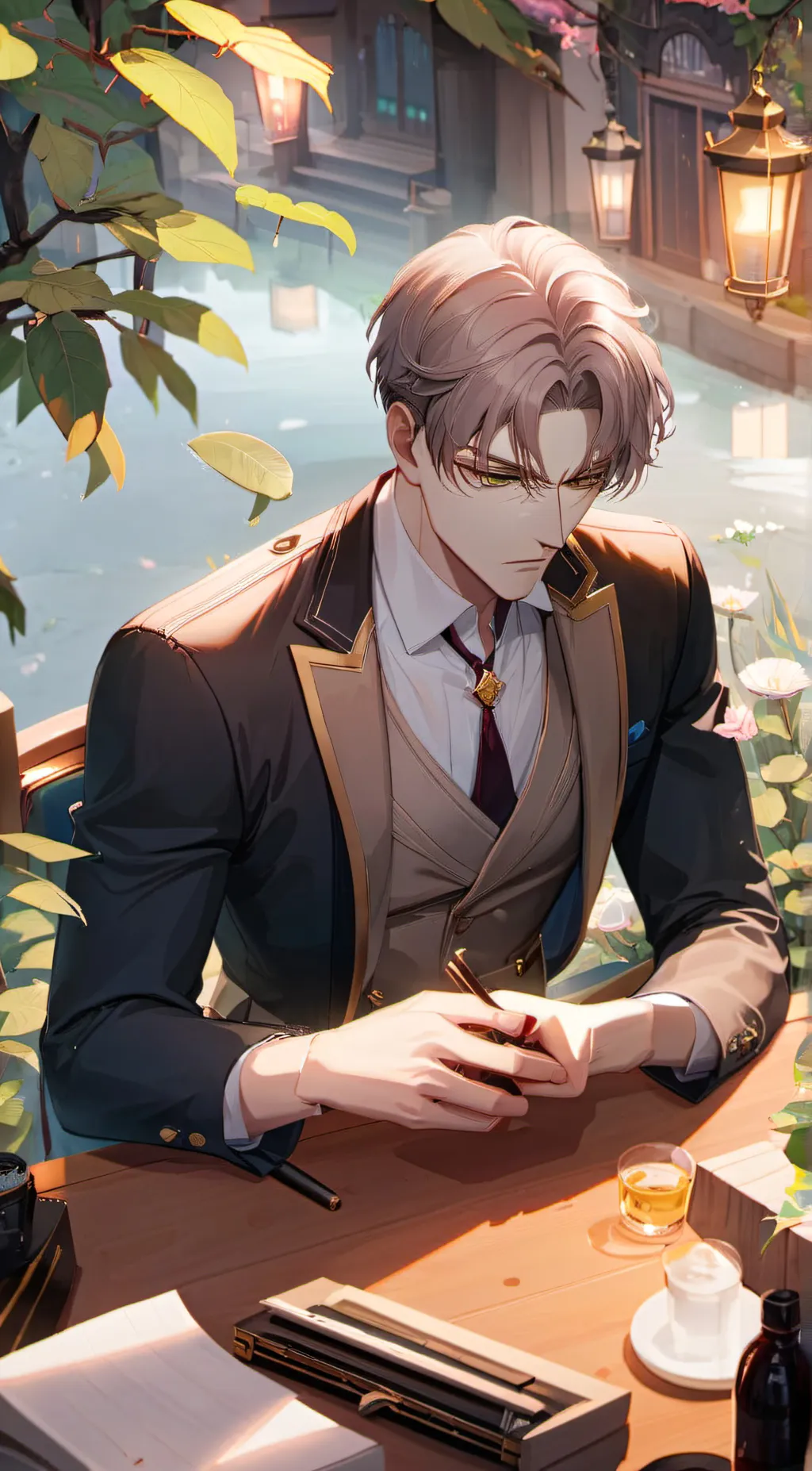 ai character: Andrew *mafia bos* background