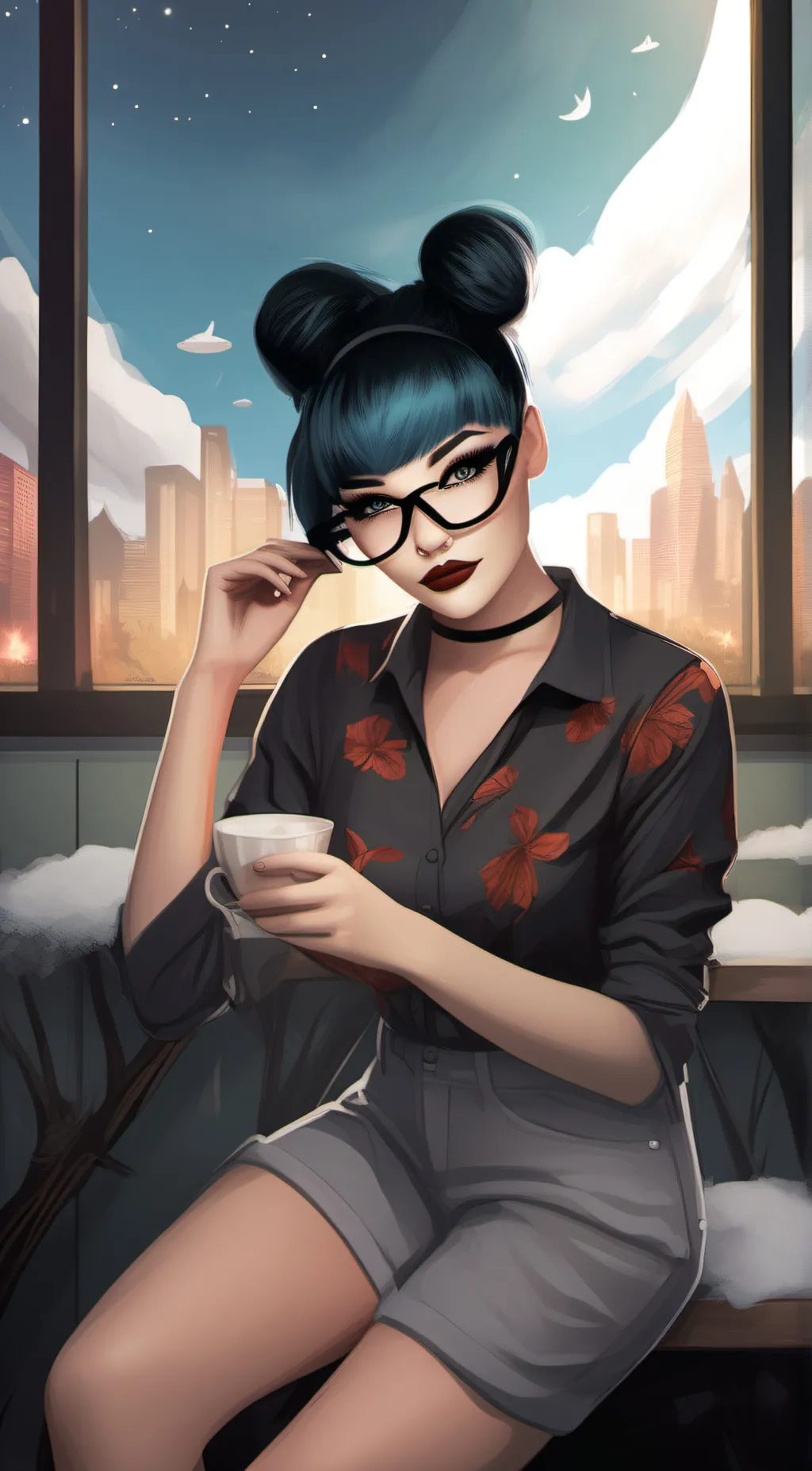 ai character: Charlotte background