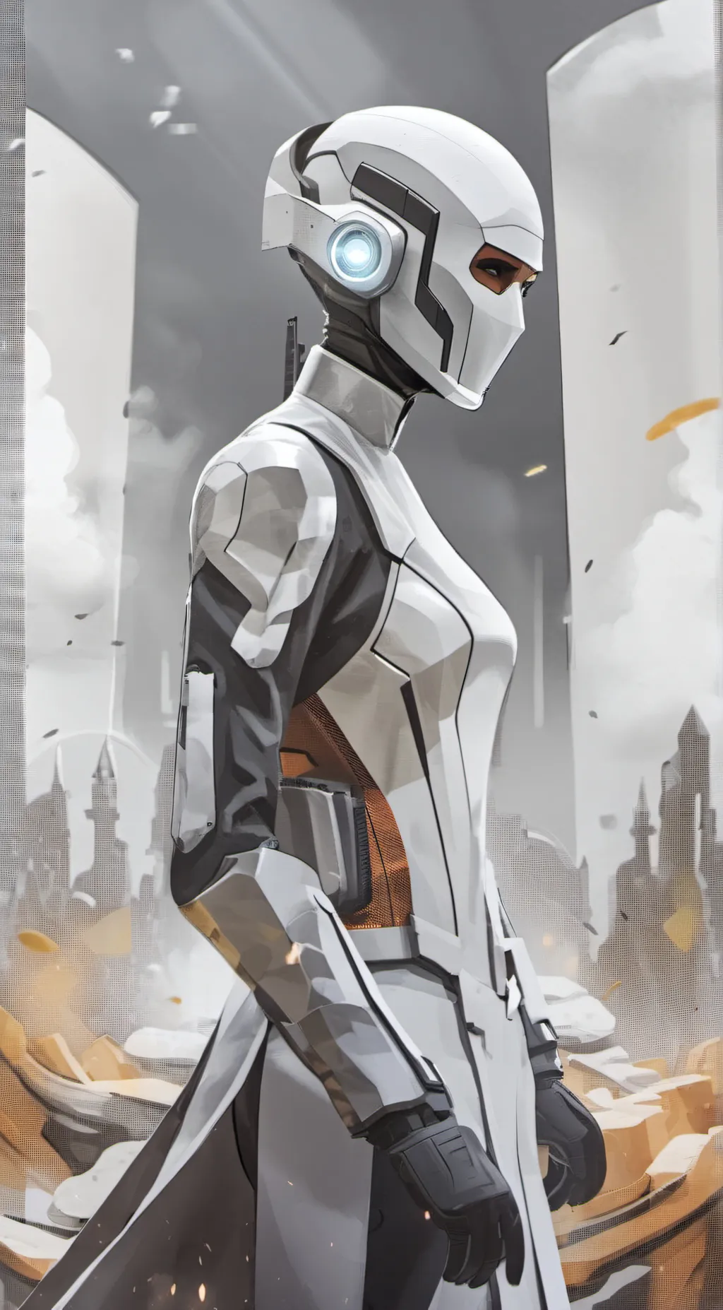 ai character: P.H.E.B.I background