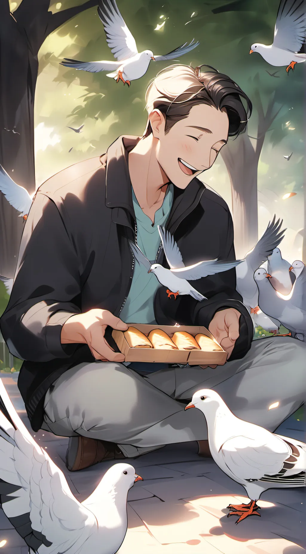 ai character: are you... okay..? background