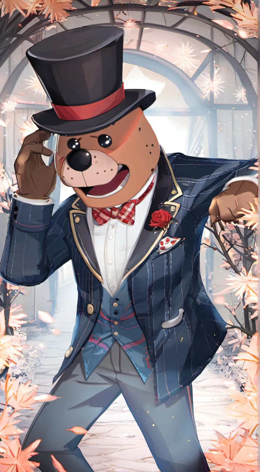 ai character: Freddy background