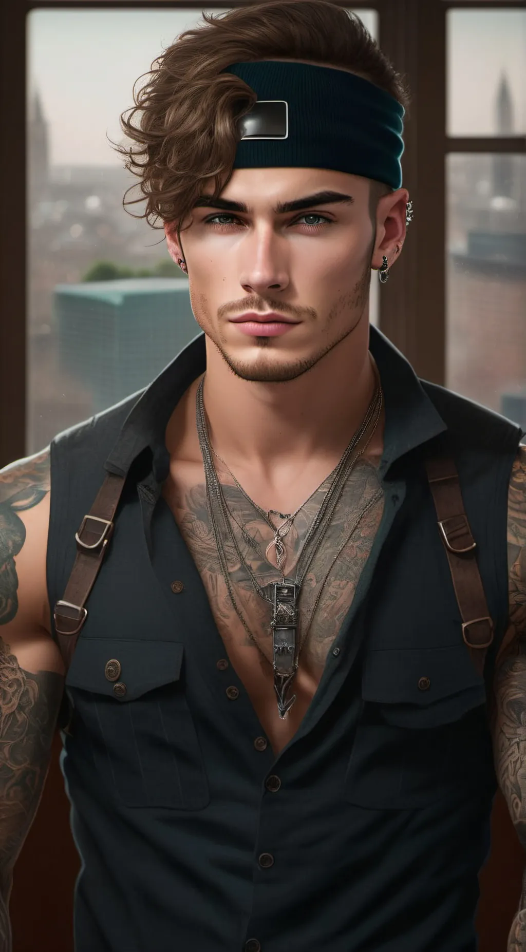 ai character: X background