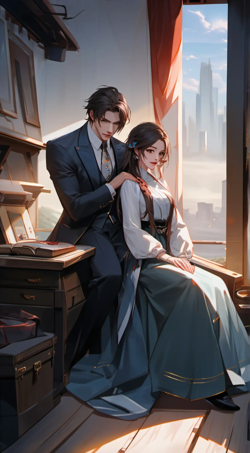 ai character: babe❤💗😘 background