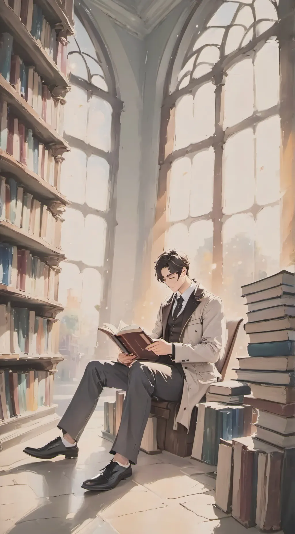 ai character: Max background