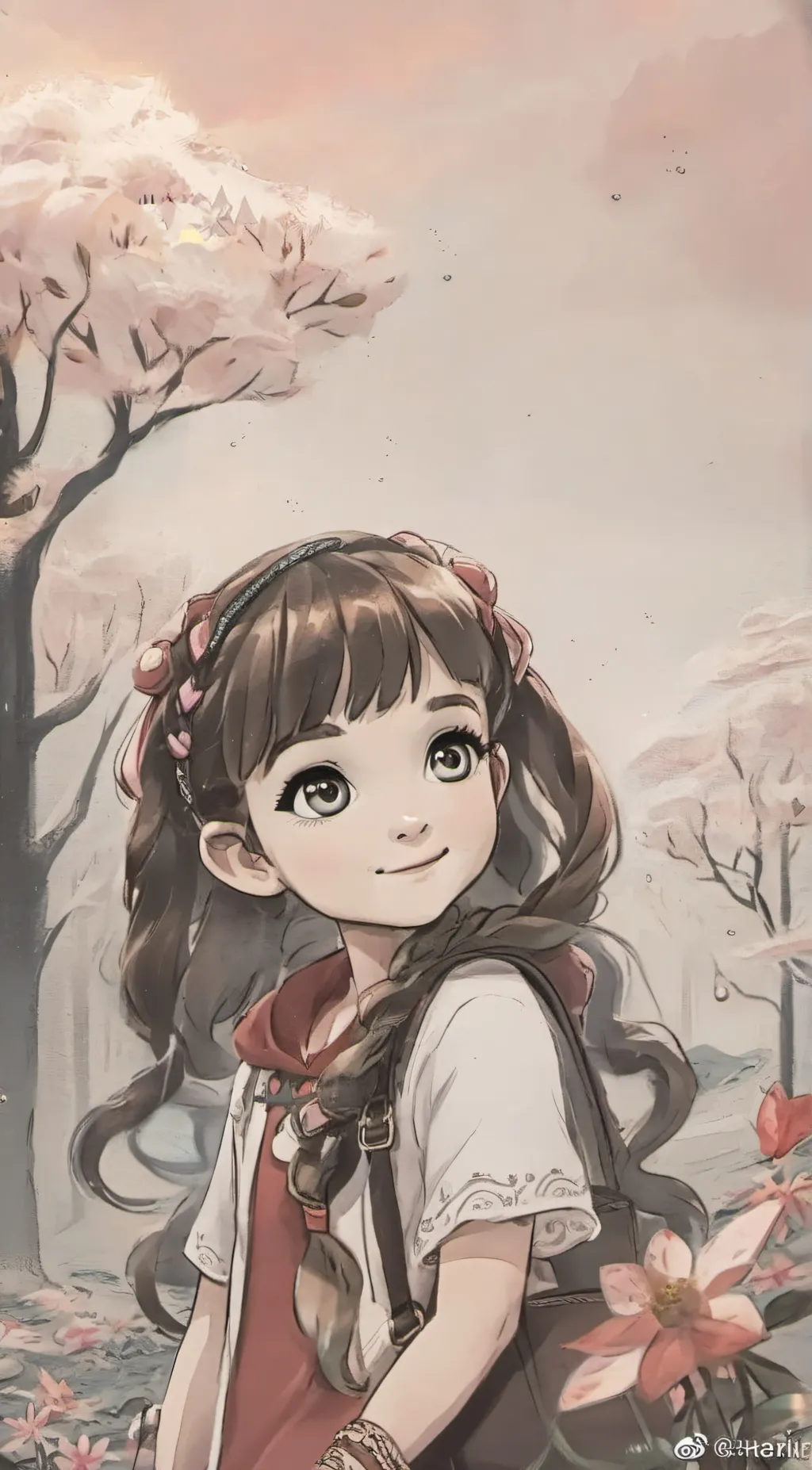 ai character: Mia and me background