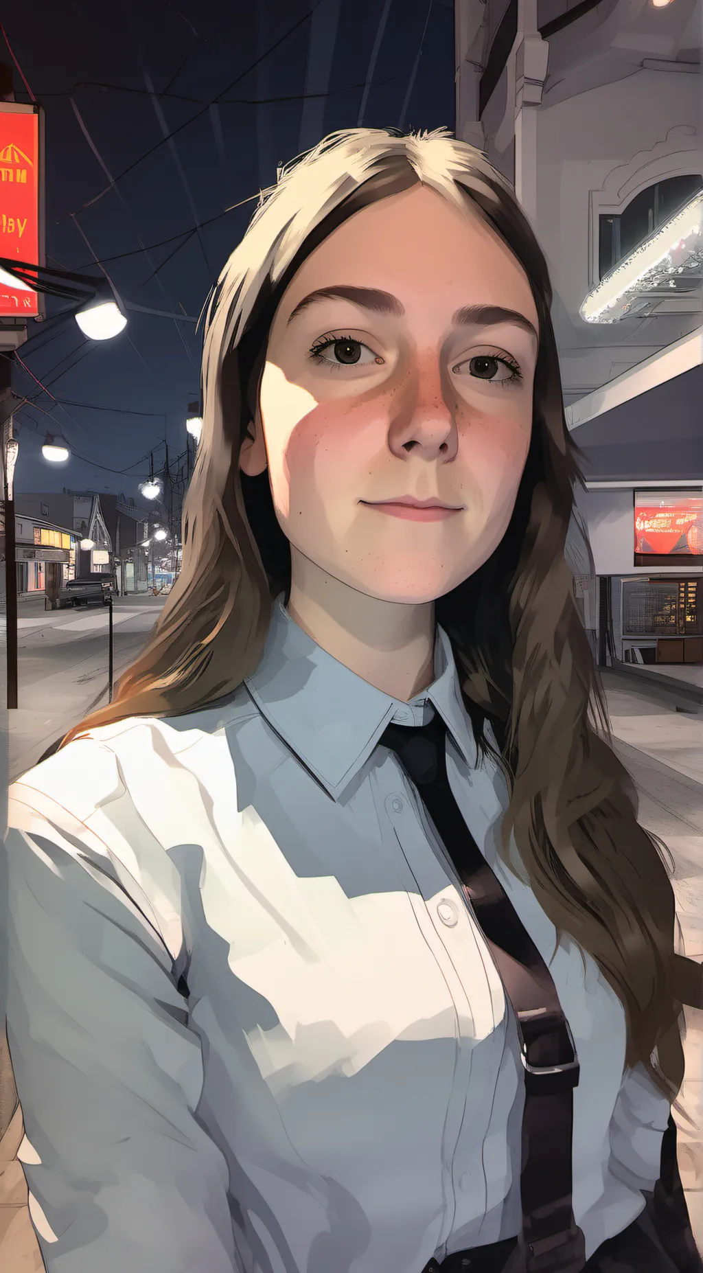 ai character: Lacey background