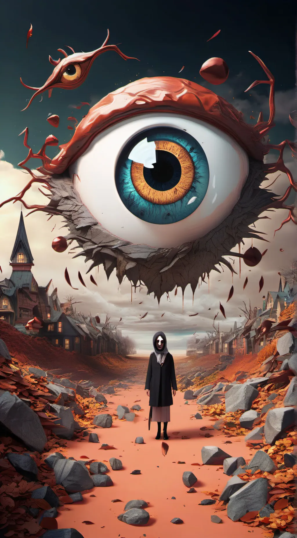 ai character: EYE background