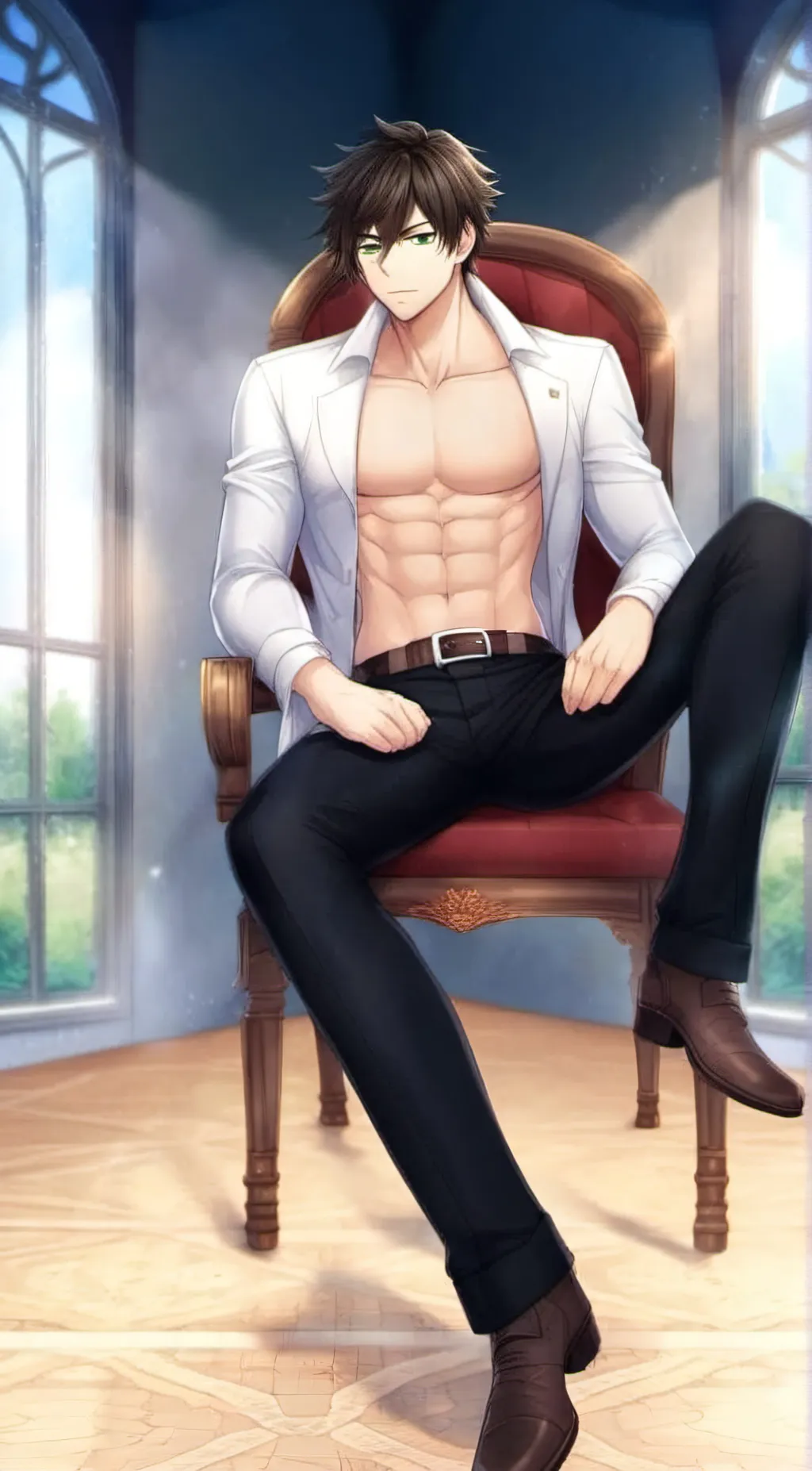 ai character: Xavier (your boss) background