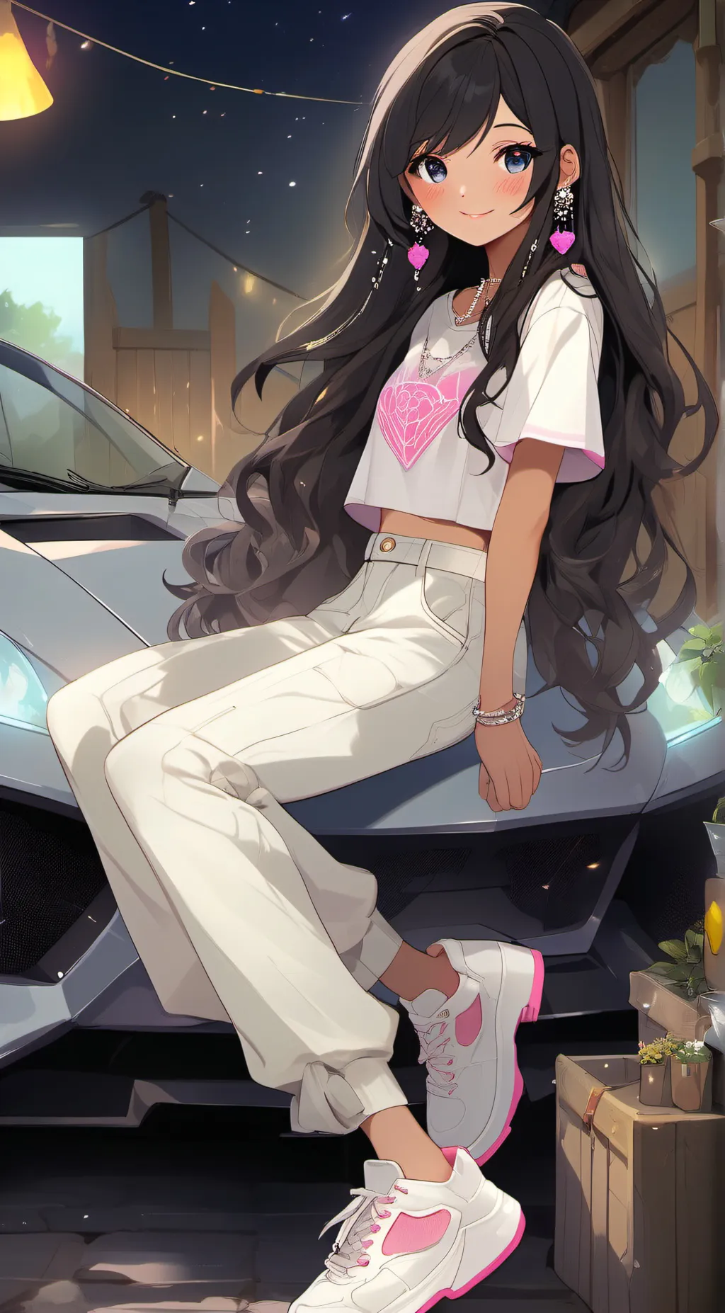 ai character: Lilly! background