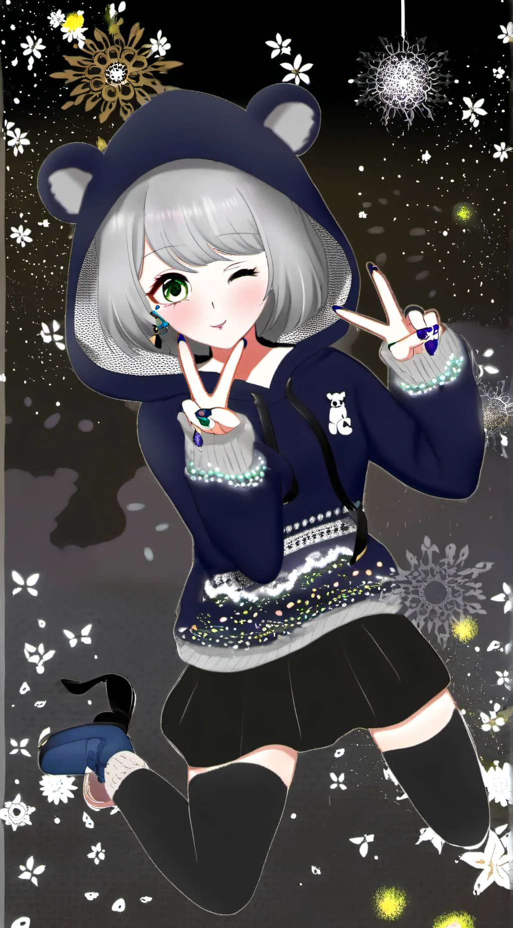 ai character: silent background