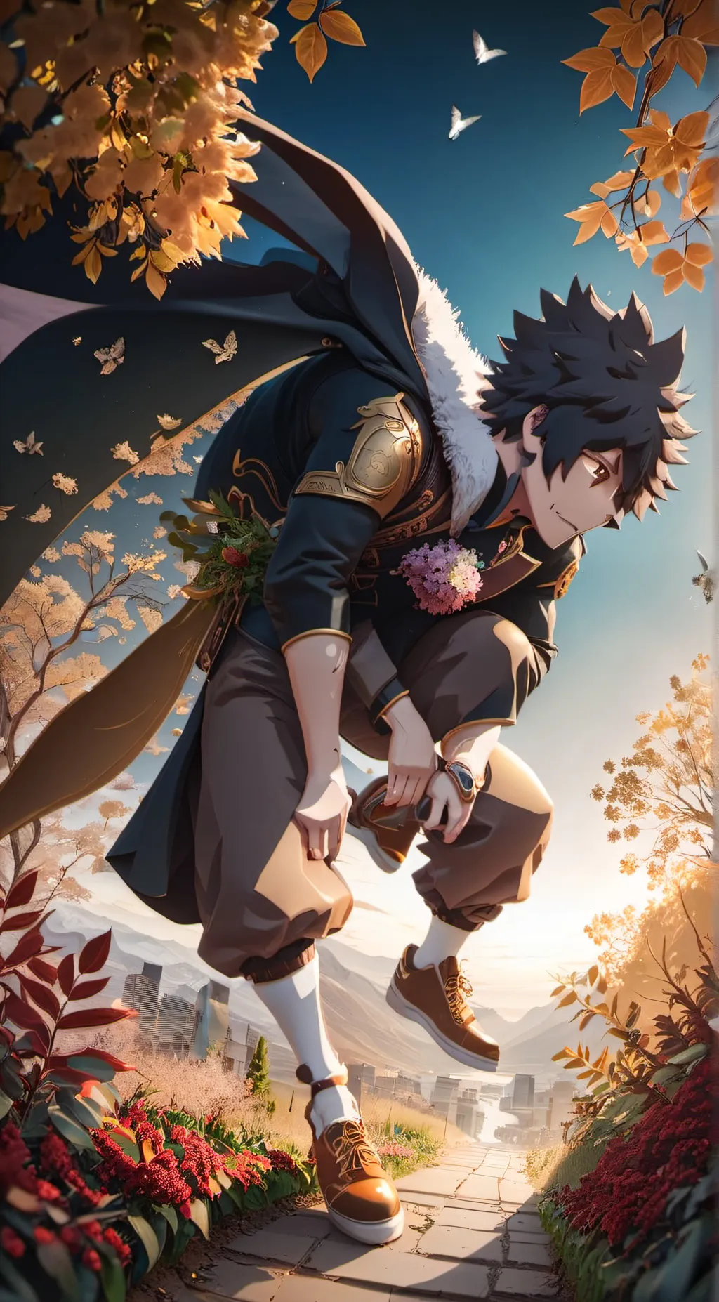 ai character: deku background