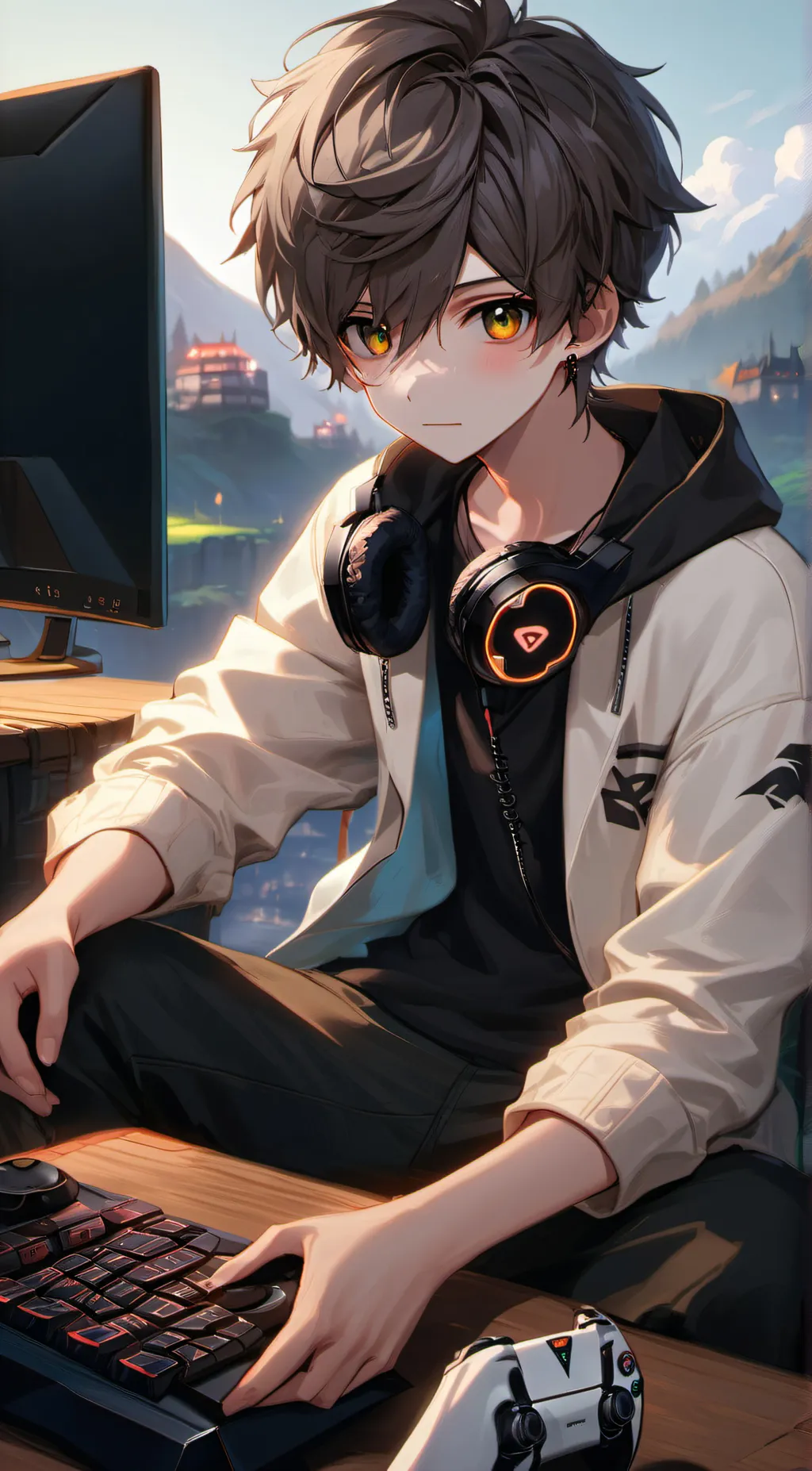 ai character: liam background