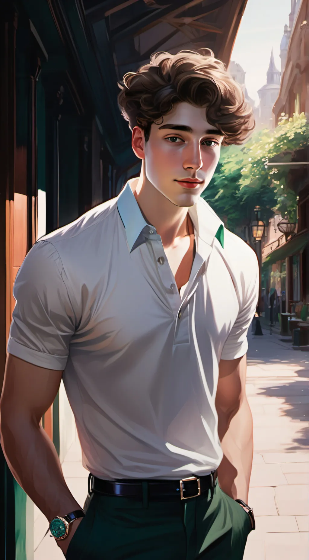 ai character: henry background