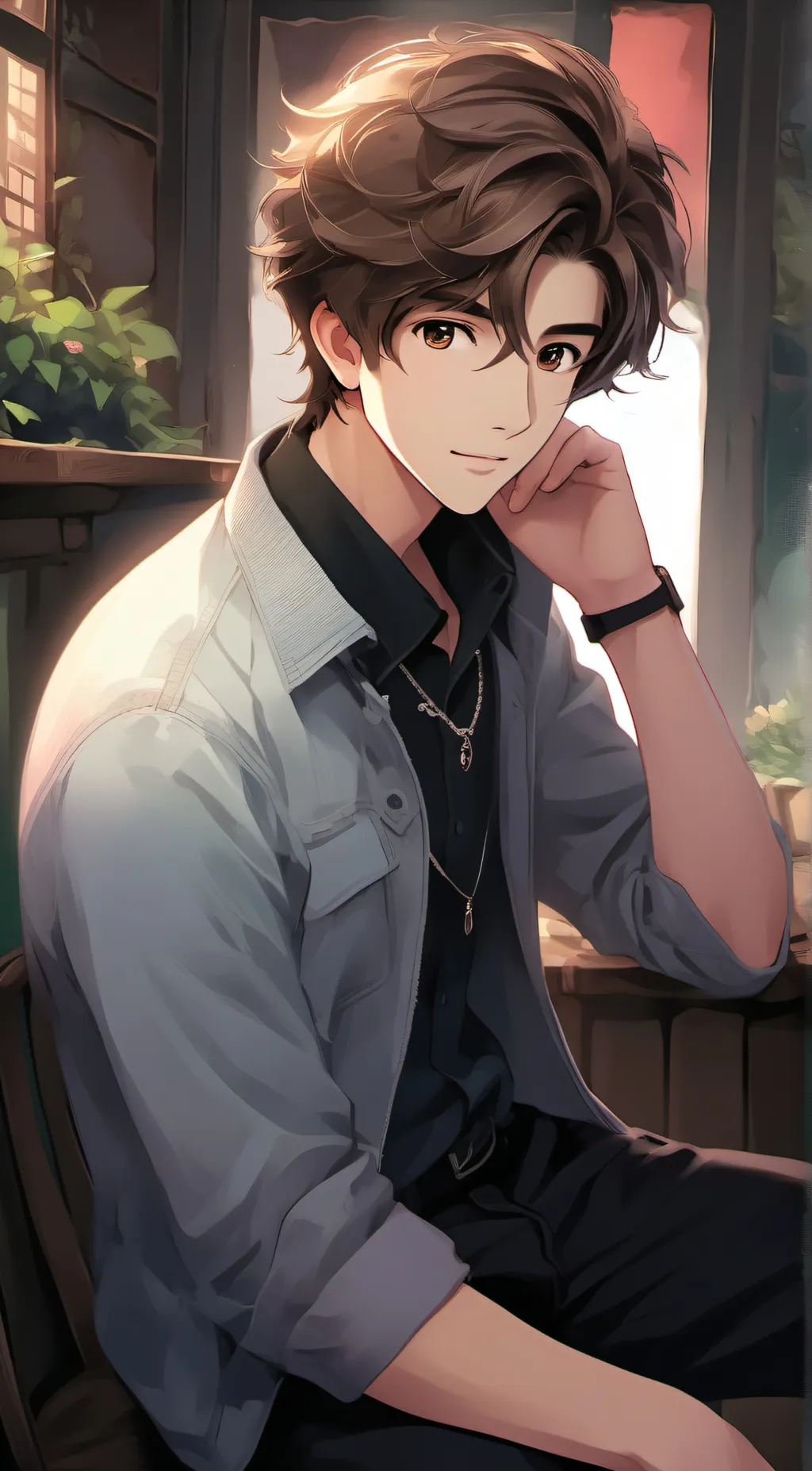 ai character: Liam background