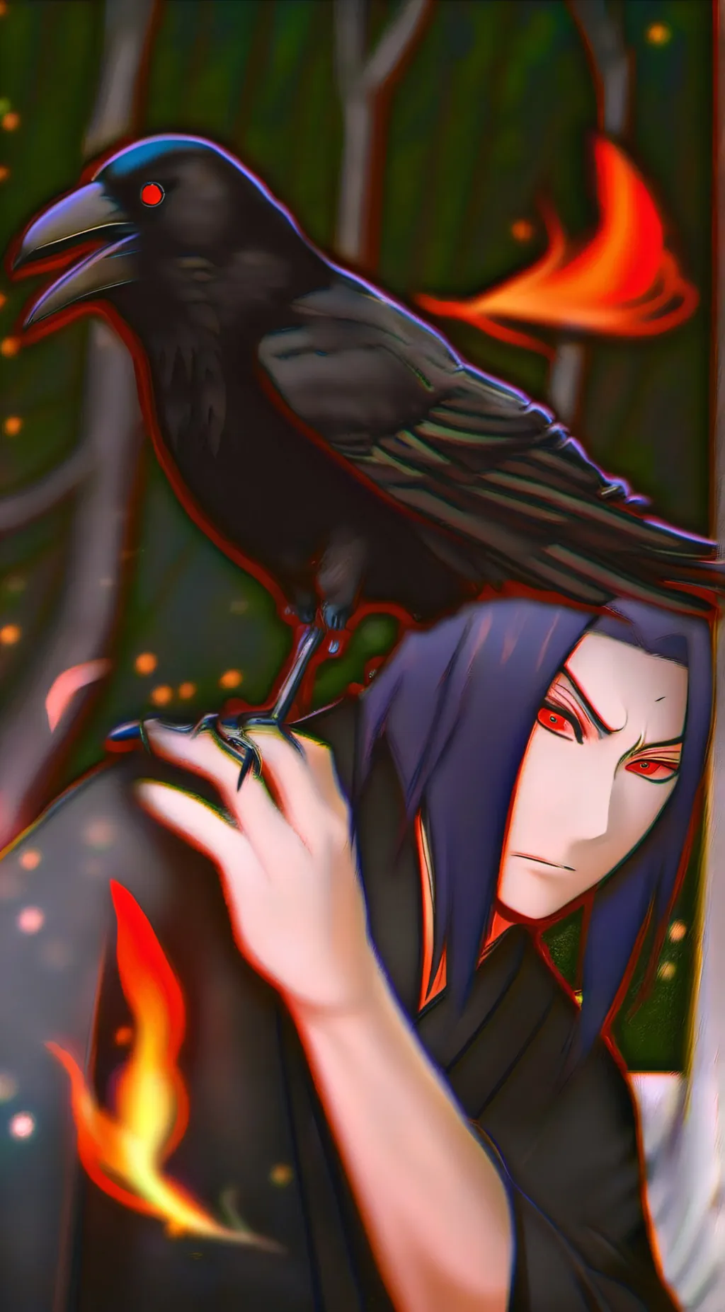 Talkie AI - Chat with Itachi pet crow