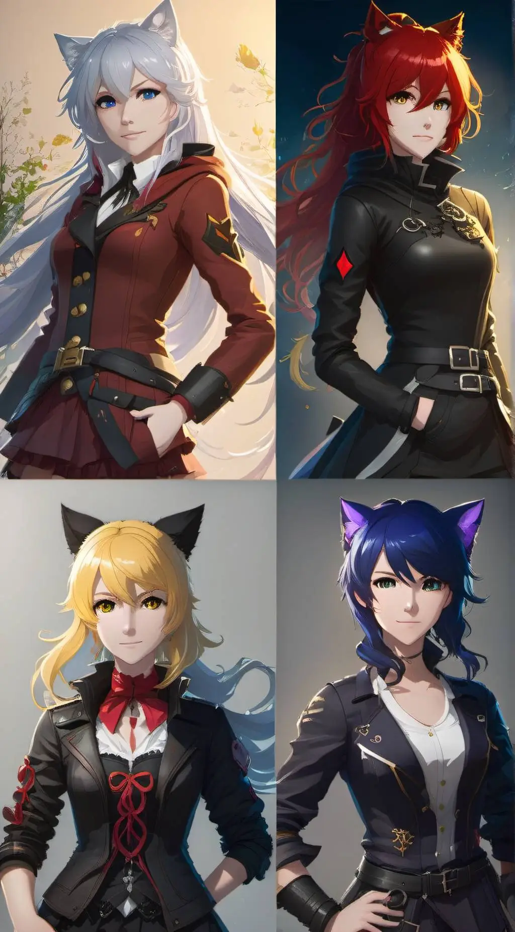 ai character:  RWBY  background