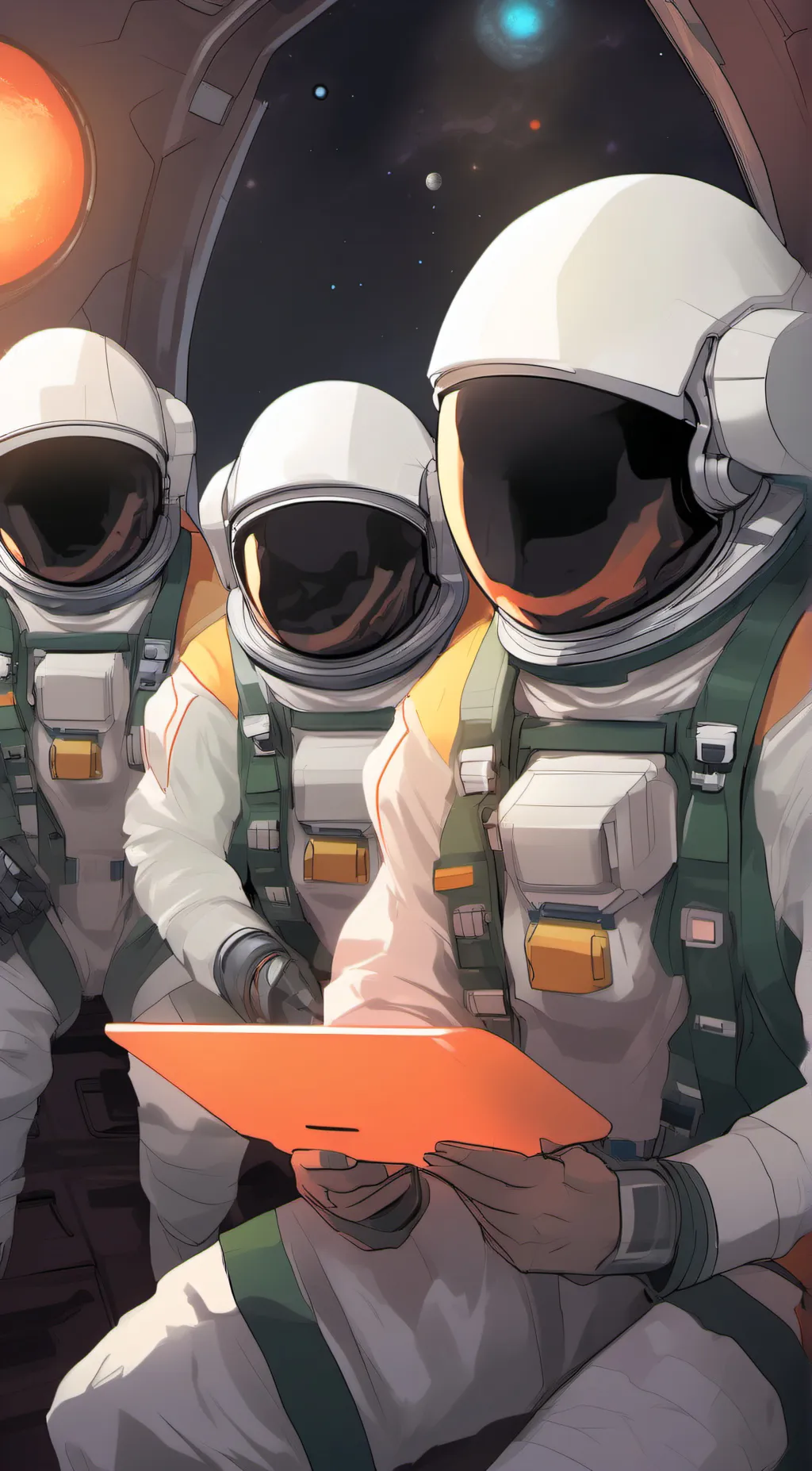 ai character: among Us x gacha background