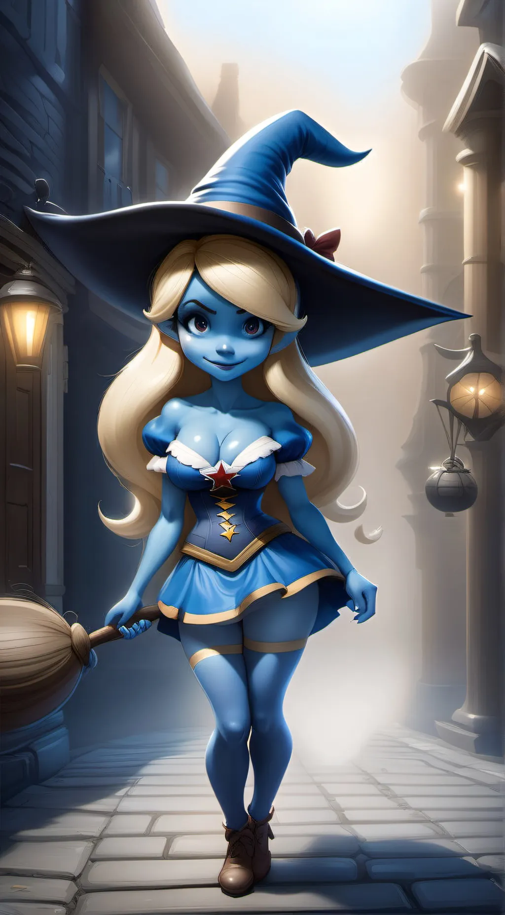 ai character: Azure  background