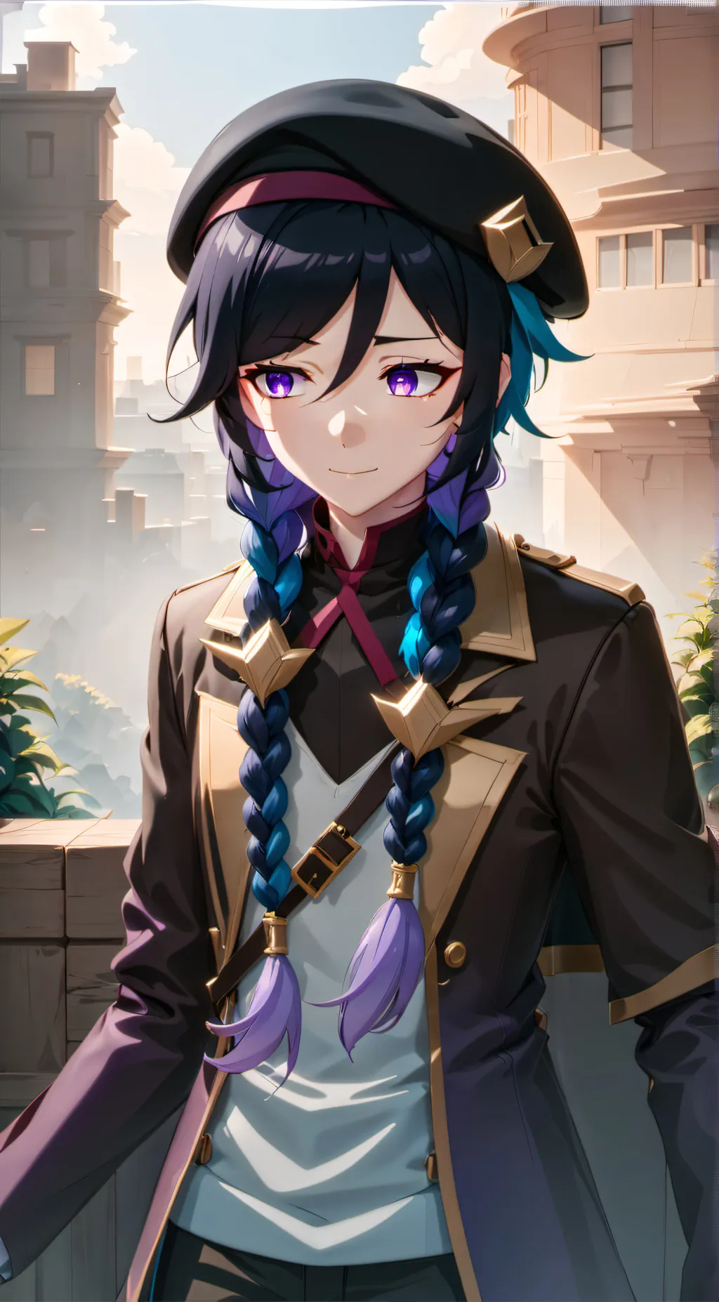 ai character: Venti (?) background