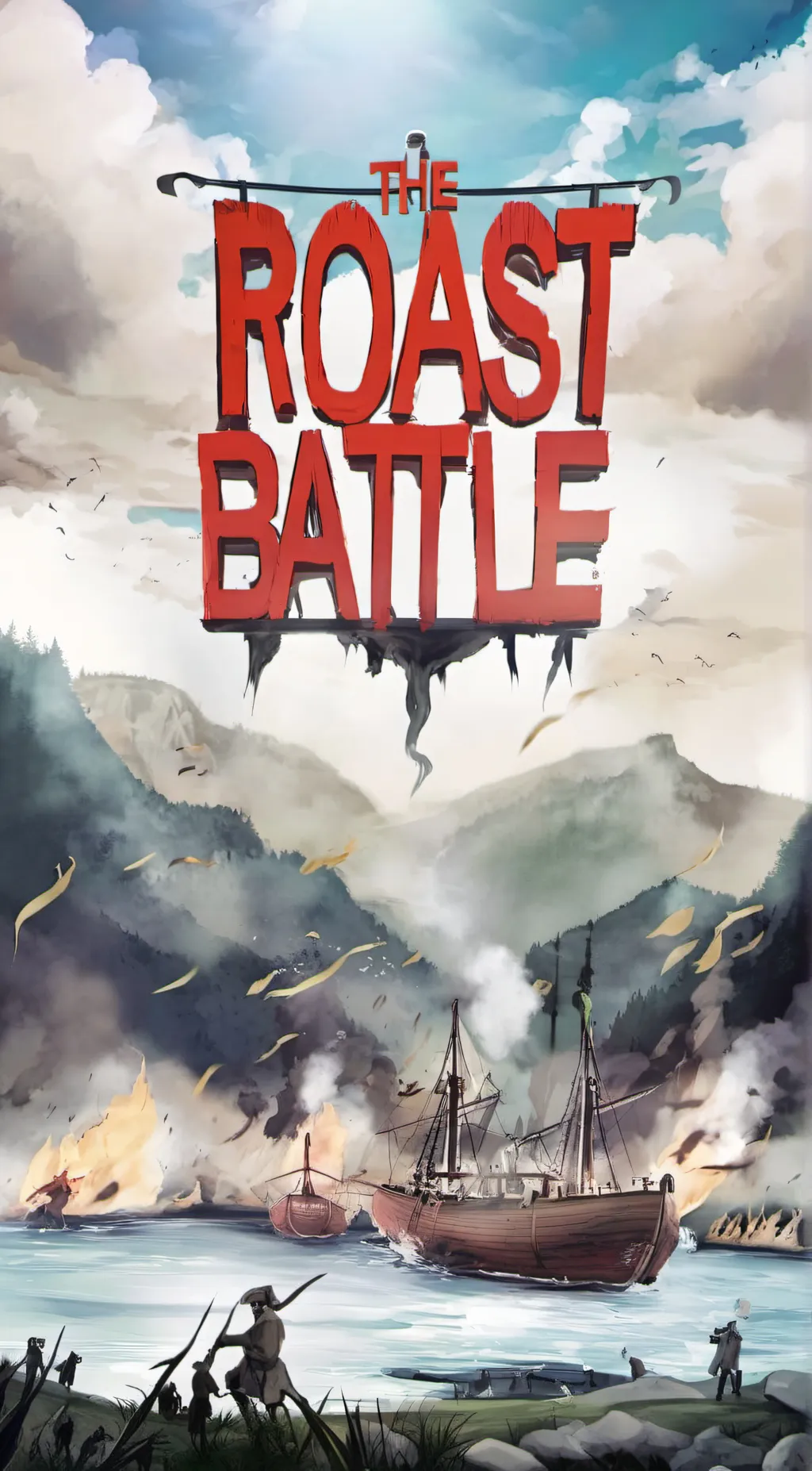 ai character: ROAST BATTLE🔥🔥 background