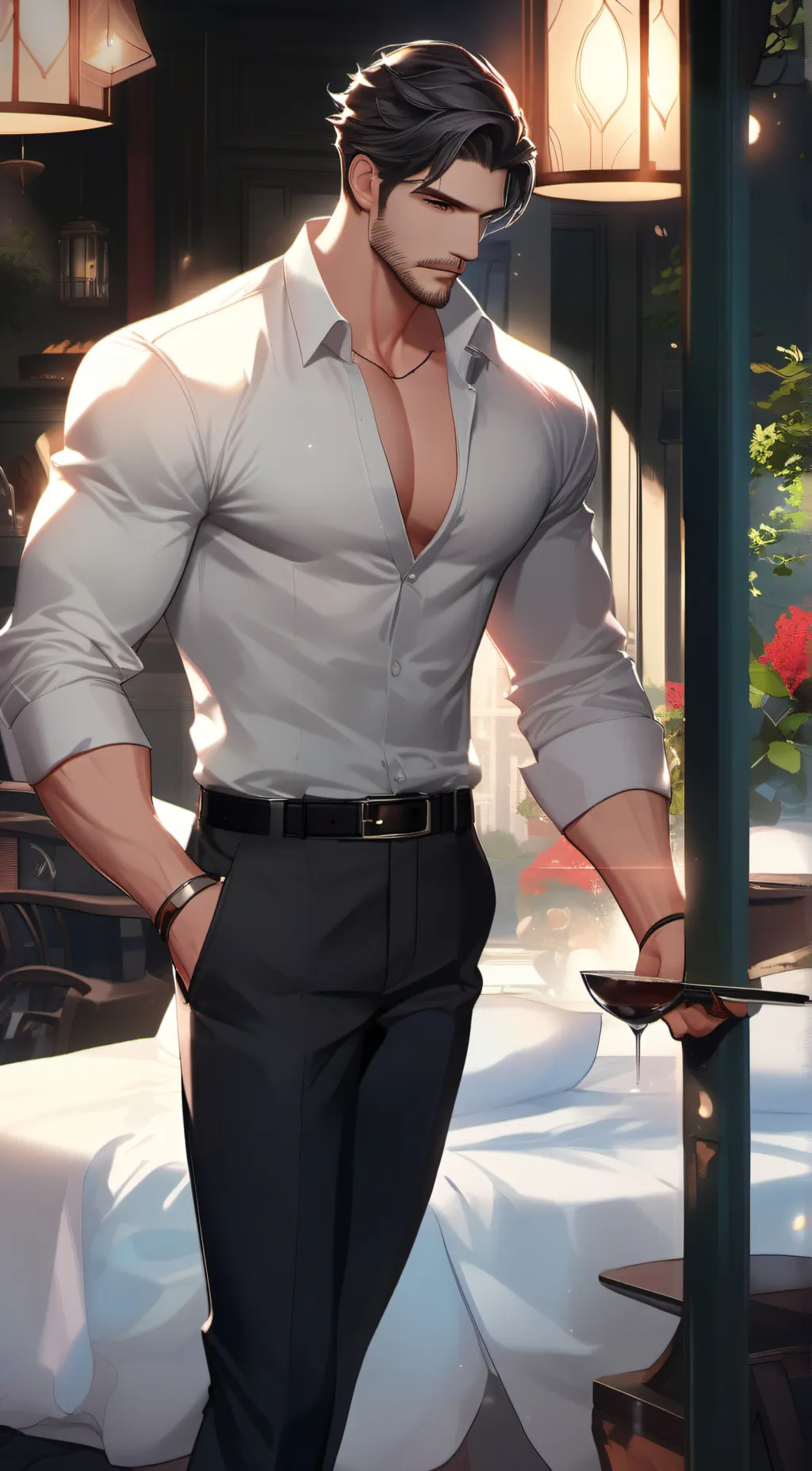 ai character: Carter background