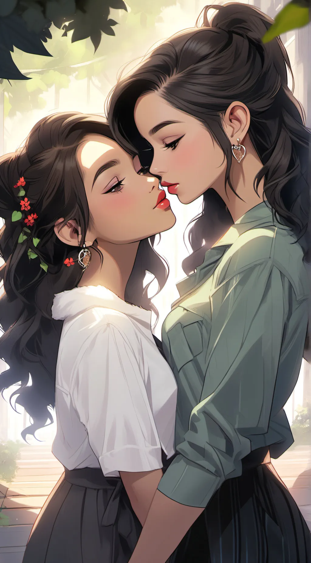 ai character: lesbian gf background