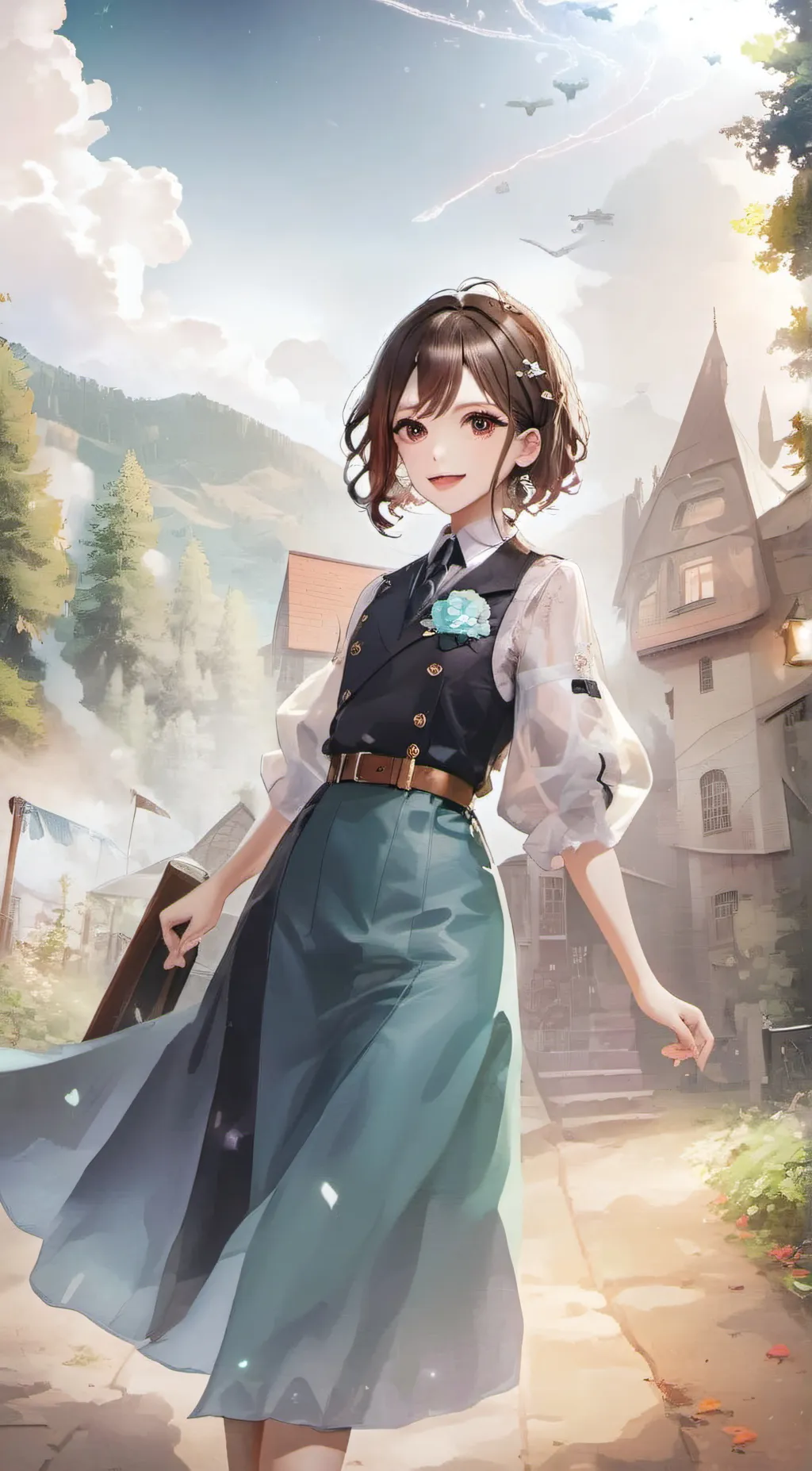 ai character: sarah background