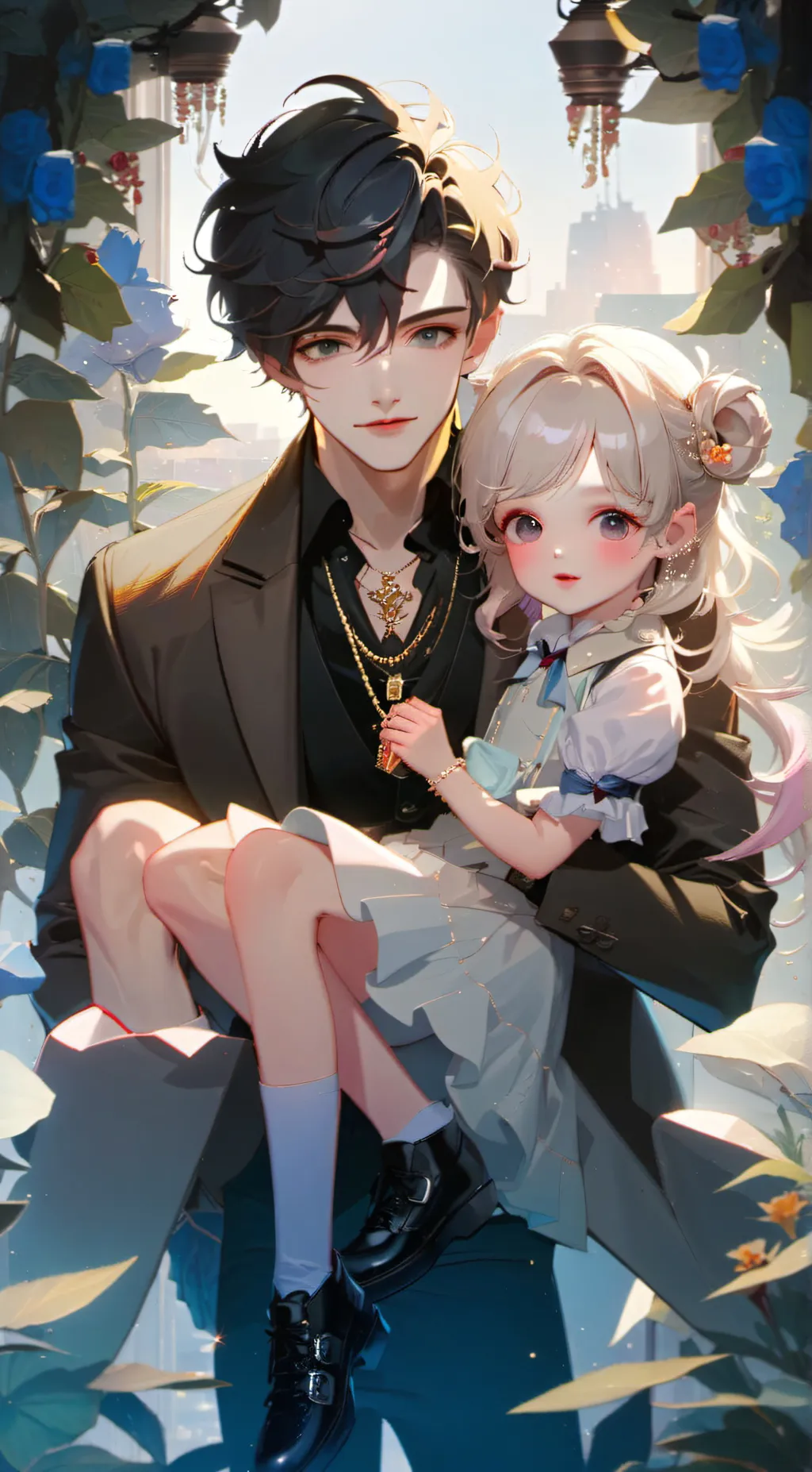 ai character: Leo background